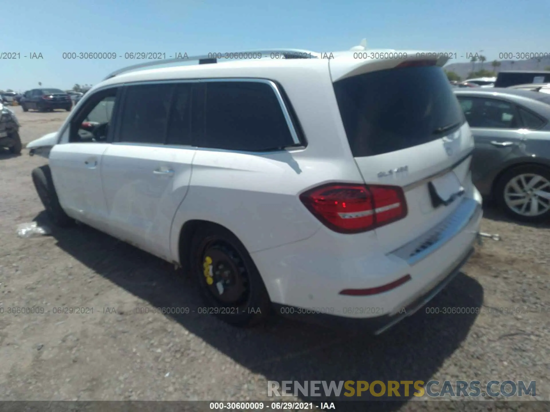 3 fotografías del automóvil dañado 4JGDF6EE5KB240882 MERCEDES-BENZ GLS 2019