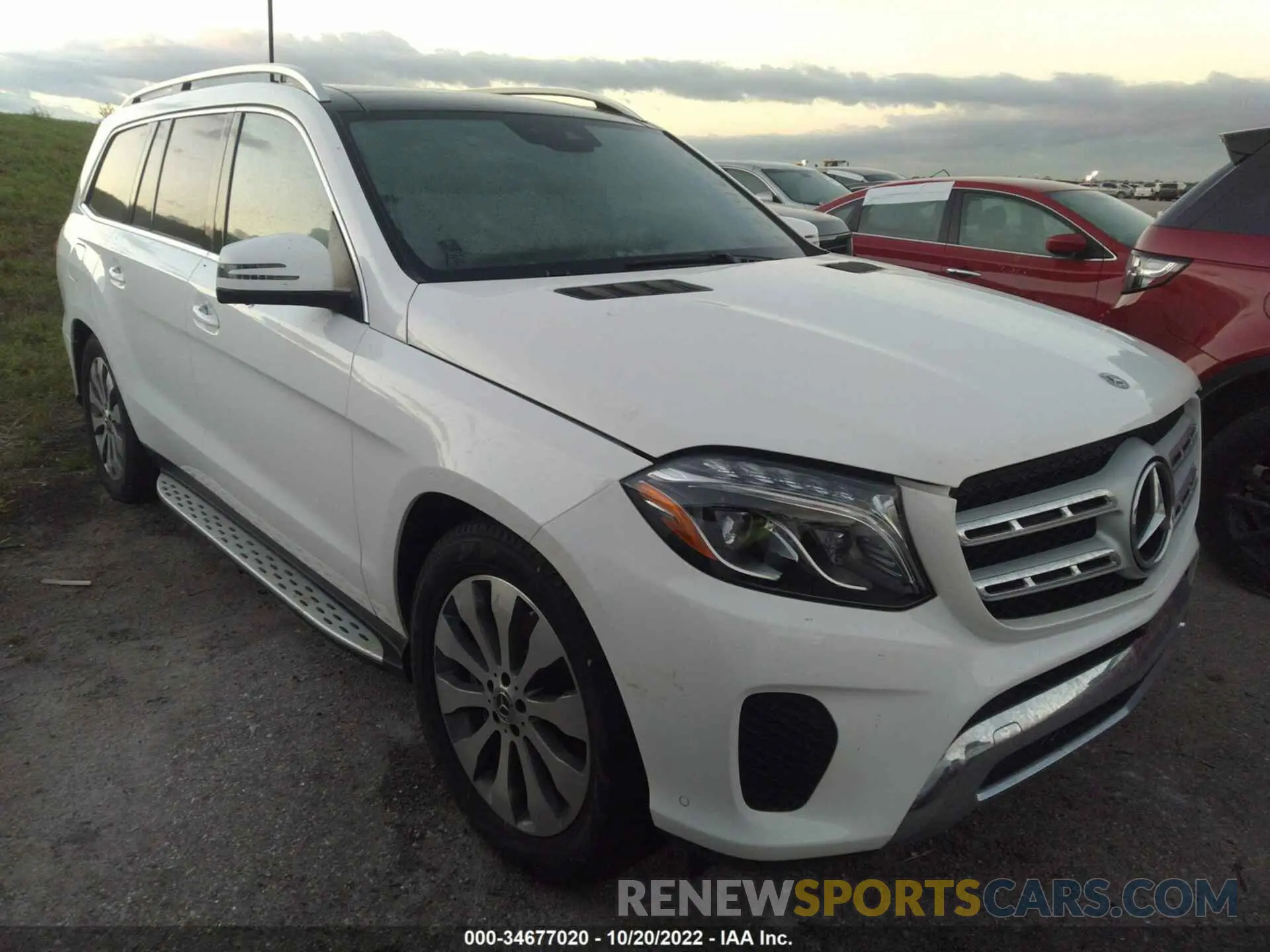 1 fotografías del automóvil dañado 4JGDF6EE9KB221462 MERCEDES-BENZ GLS 2019