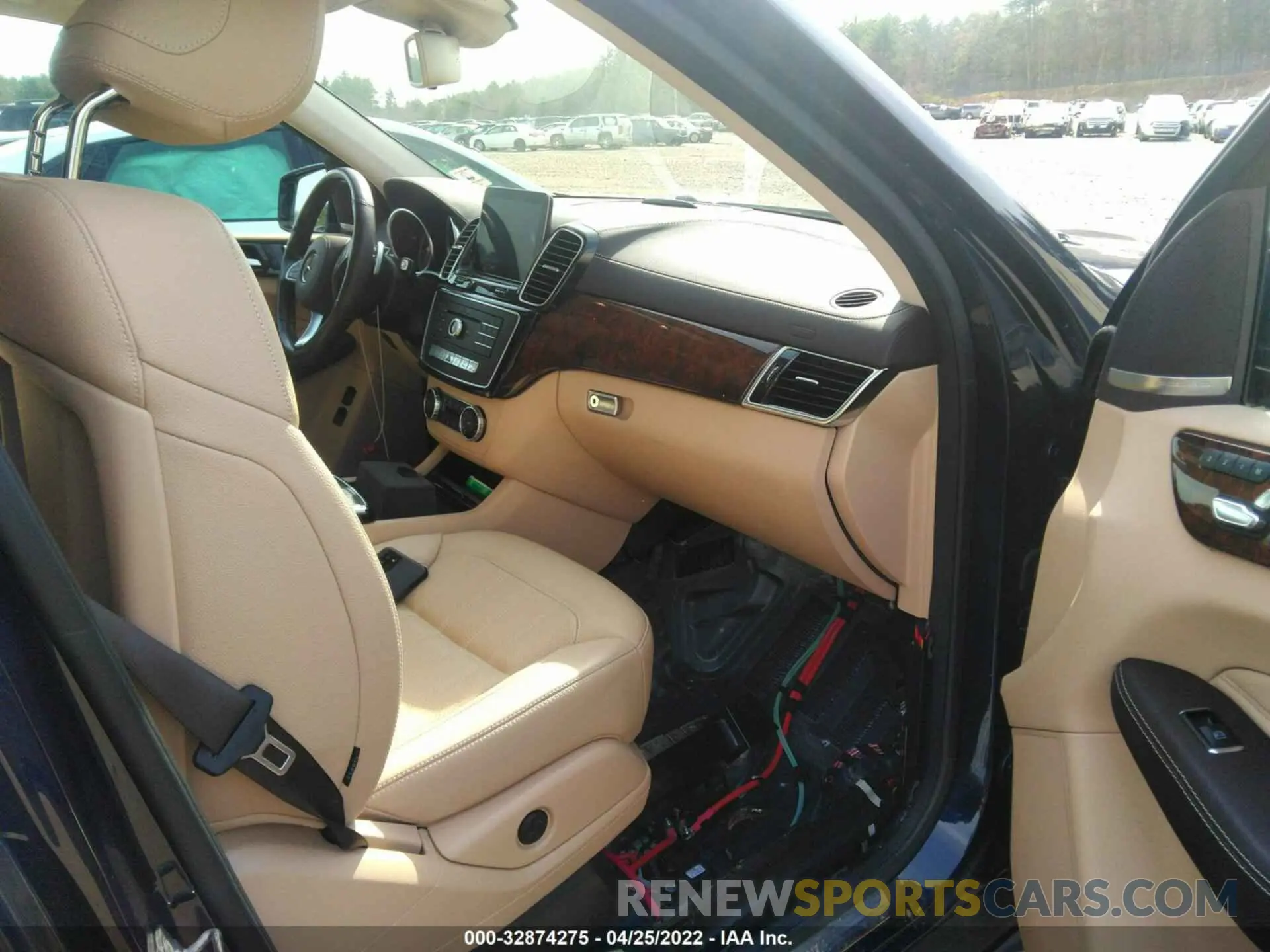 5 fotografías del automóvil dañado 4JGDF6EEXKB191937 MERCEDES-BENZ GLS 2019