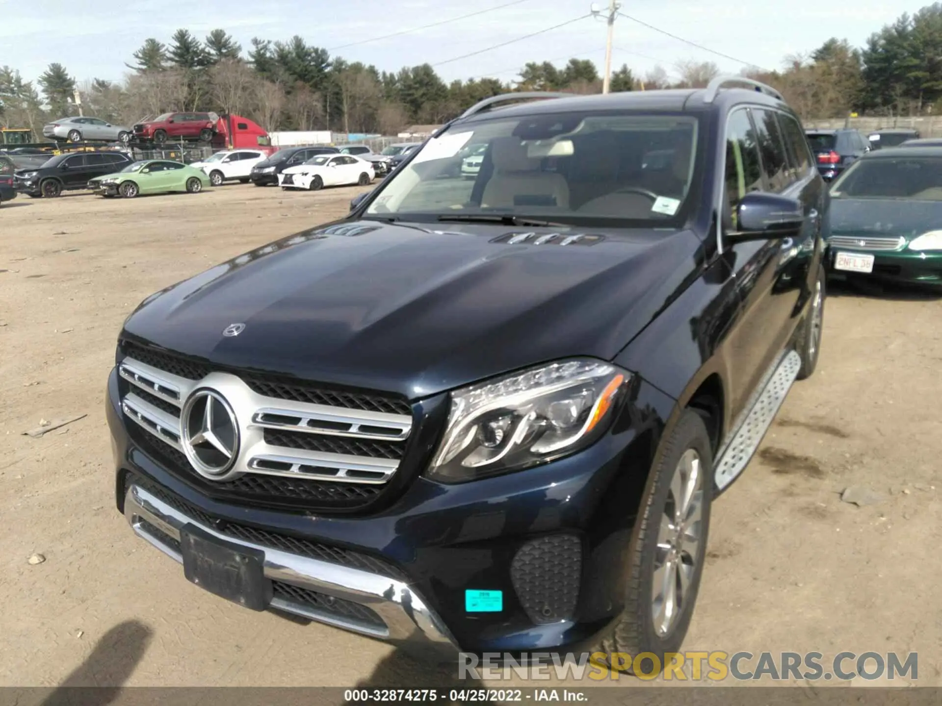 6 fotografías del automóvil dañado 4JGDF6EEXKB191937 MERCEDES-BENZ GLS 2019