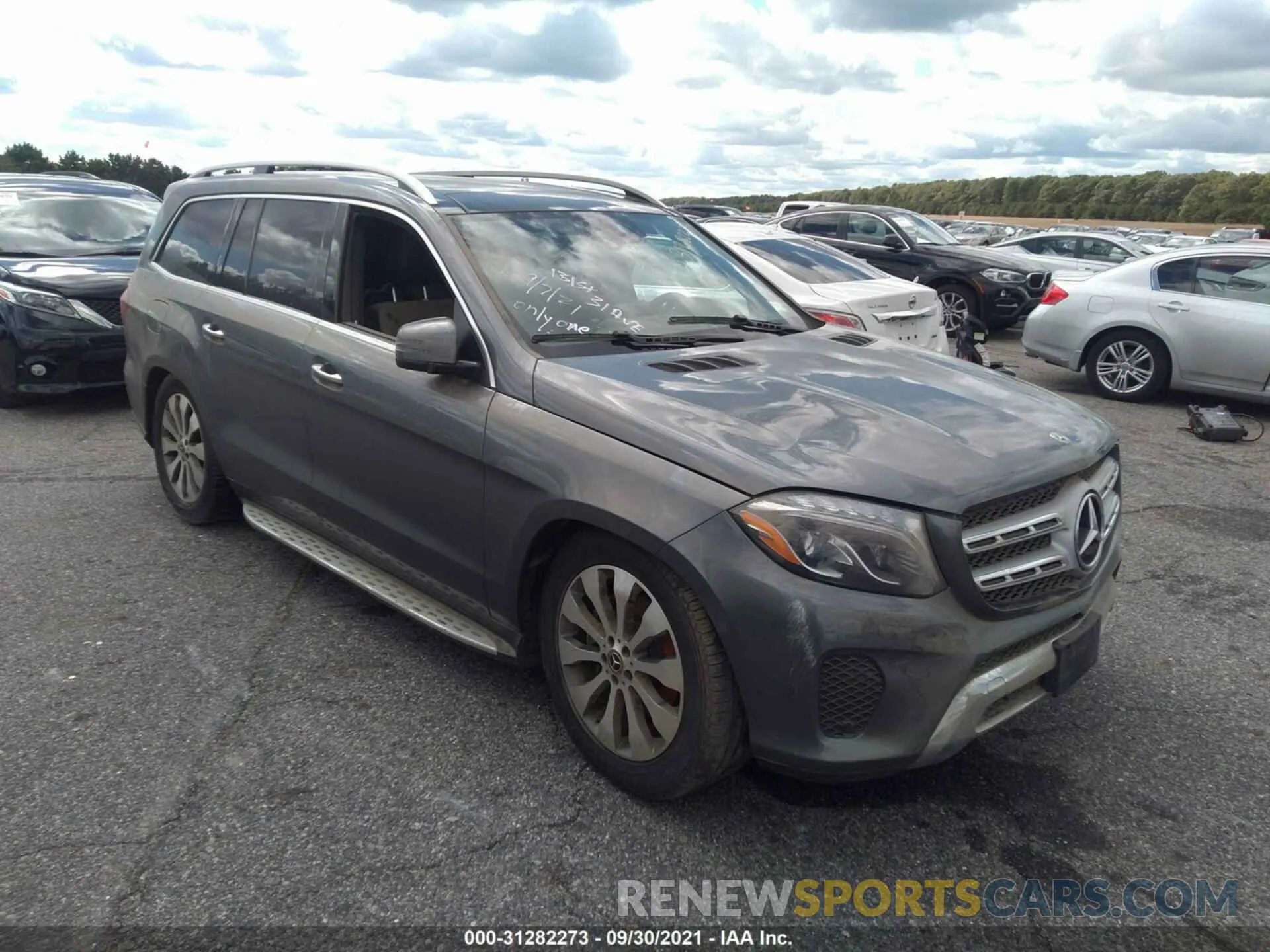 1 fotografías del automóvil dañado 4JGDF6EEXKB233412 MERCEDES-BENZ GLS 2019