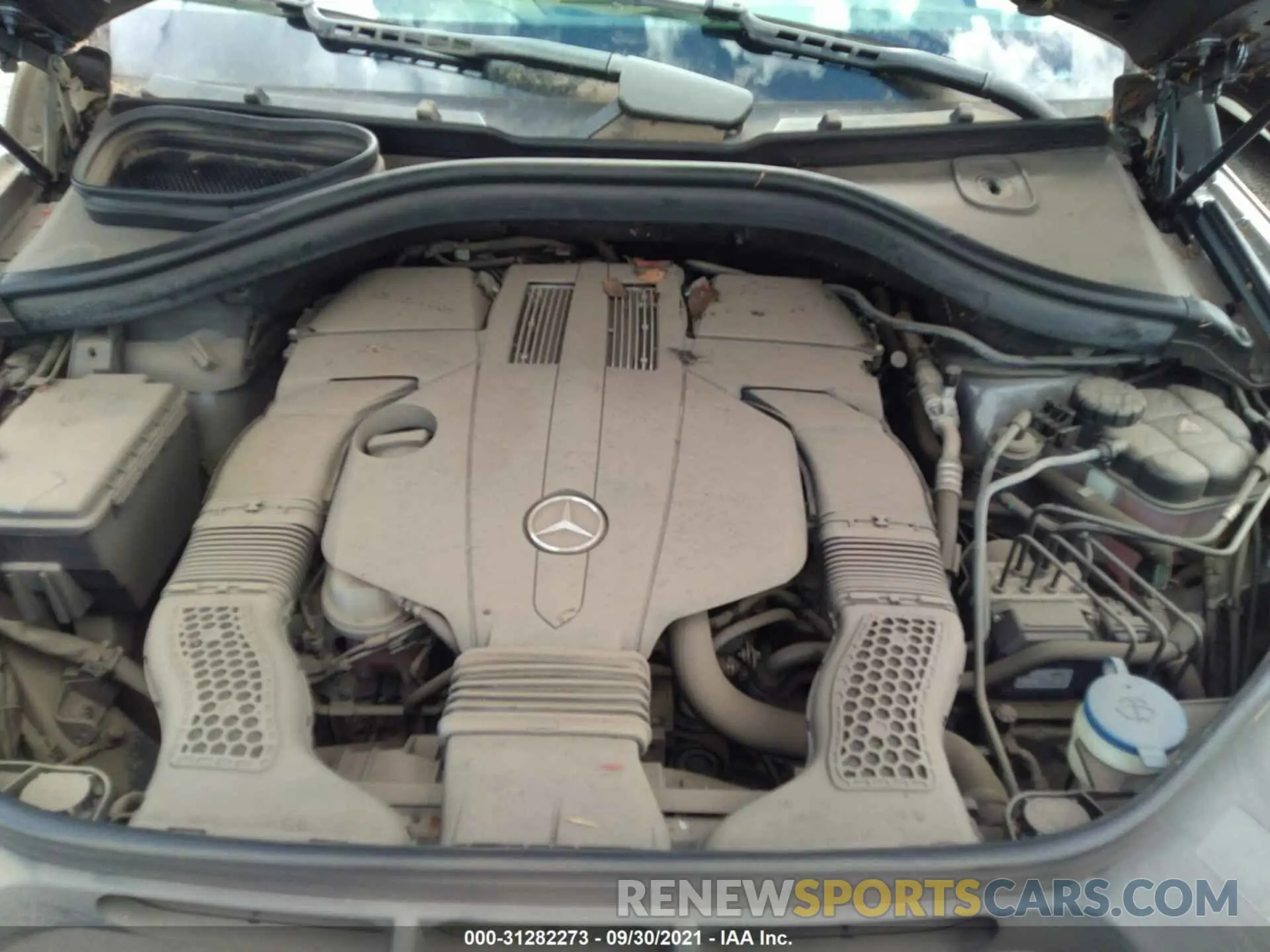 10 fotografías del automóvil dañado 4JGDF6EEXKB233412 MERCEDES-BENZ GLS 2019
