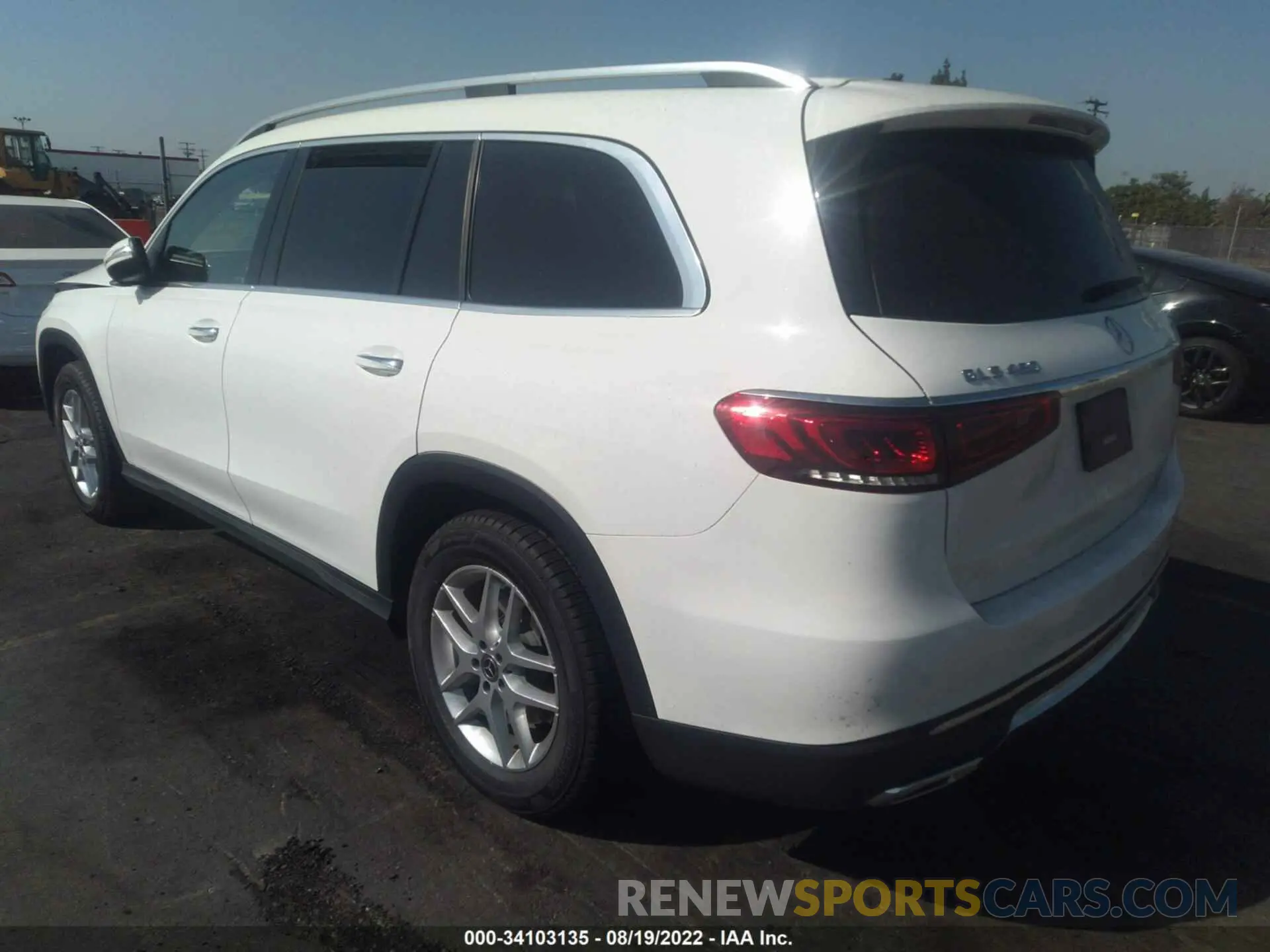 3 fotografías del automóvil dañado 4JGFF5KE1LA062144 MERCEDES-BENZ GLS 2020
