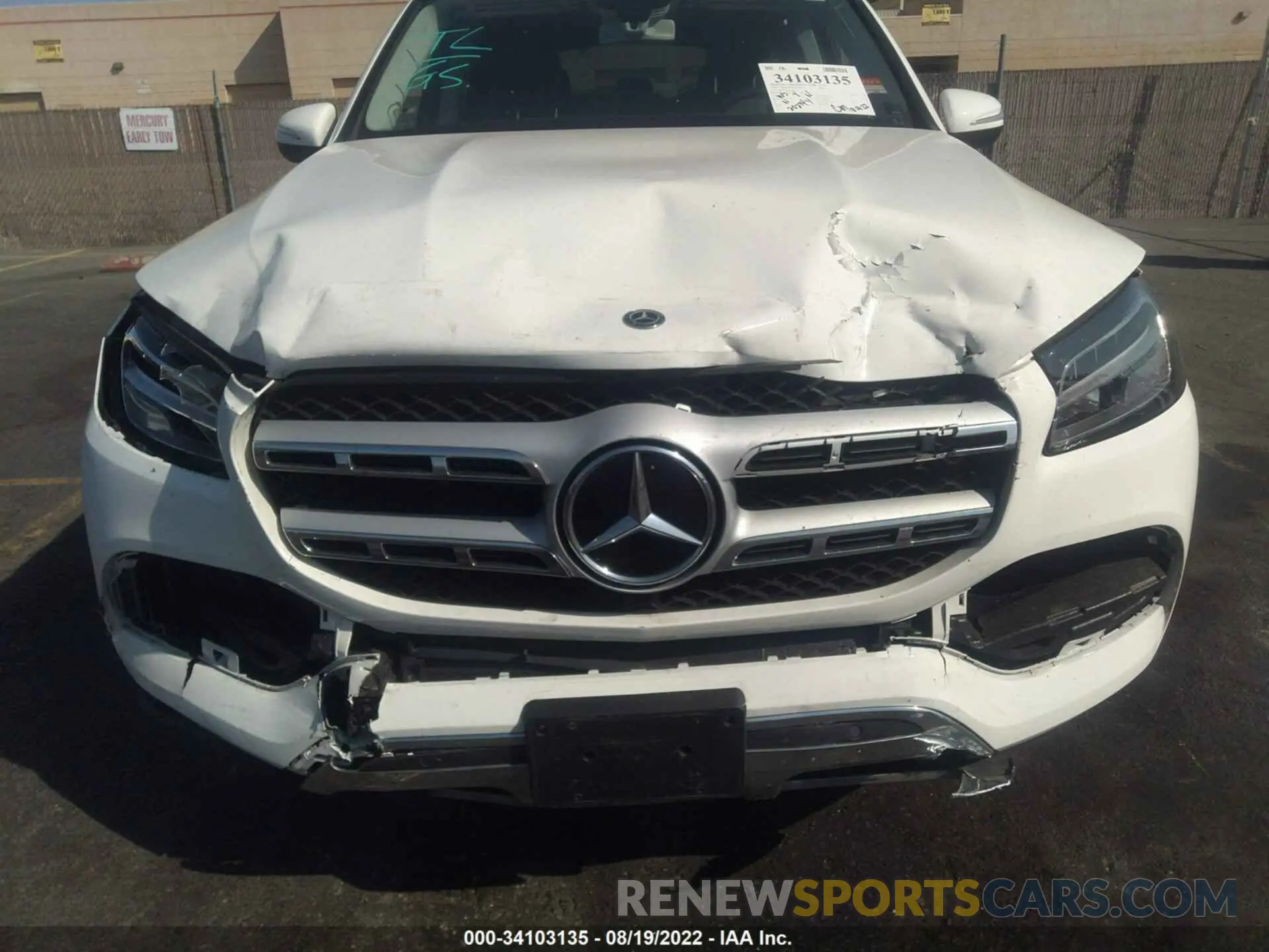 6 fotografías del automóvil dañado 4JGFF5KE1LA062144 MERCEDES-BENZ GLS 2020