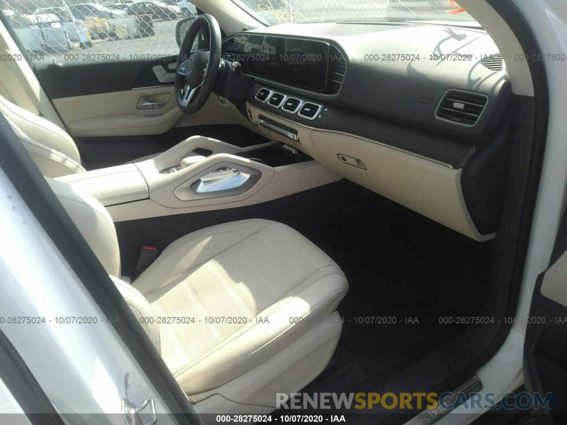 5 fotografías del automóvil dañado 4JGFF5KE2LA101890 MERCEDES-BENZ GLS 2020