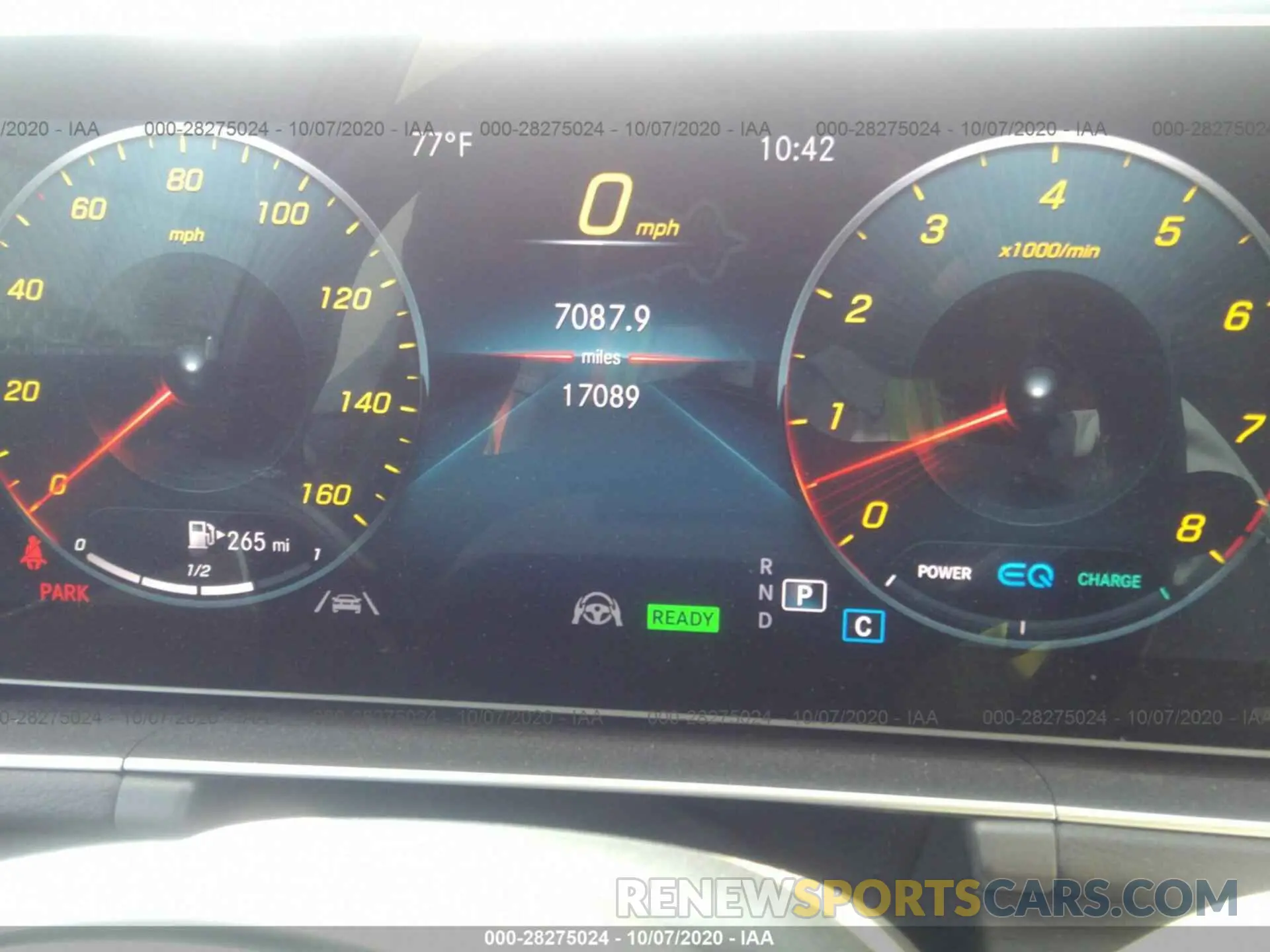 7 fotografías del automóvil dañado 4JGFF5KE2LA101890 MERCEDES-BENZ GLS 2020