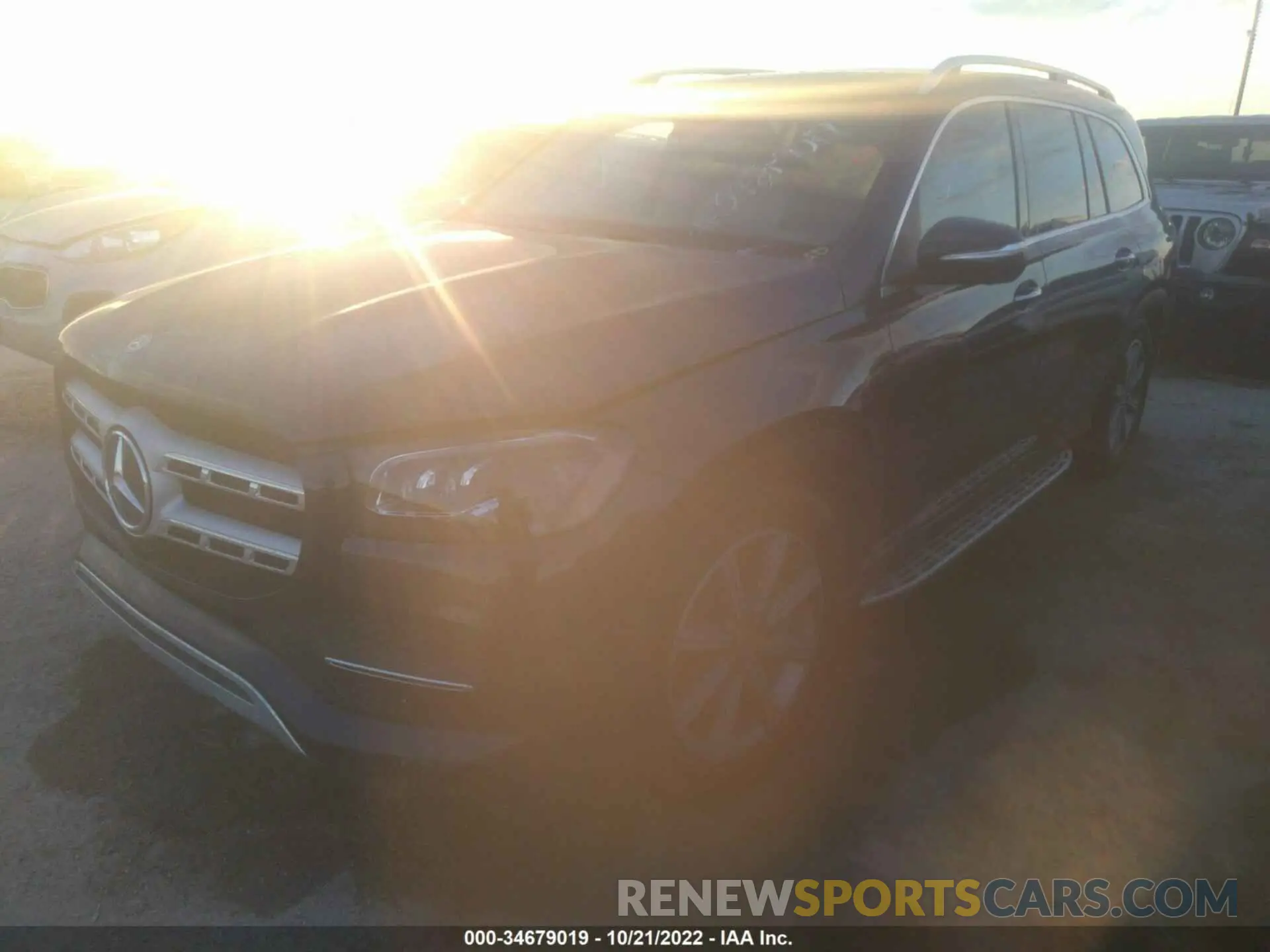 2 fotografías del automóvil dañado 4JGFF5KE3LA213761 MERCEDES-BENZ GLS 2020