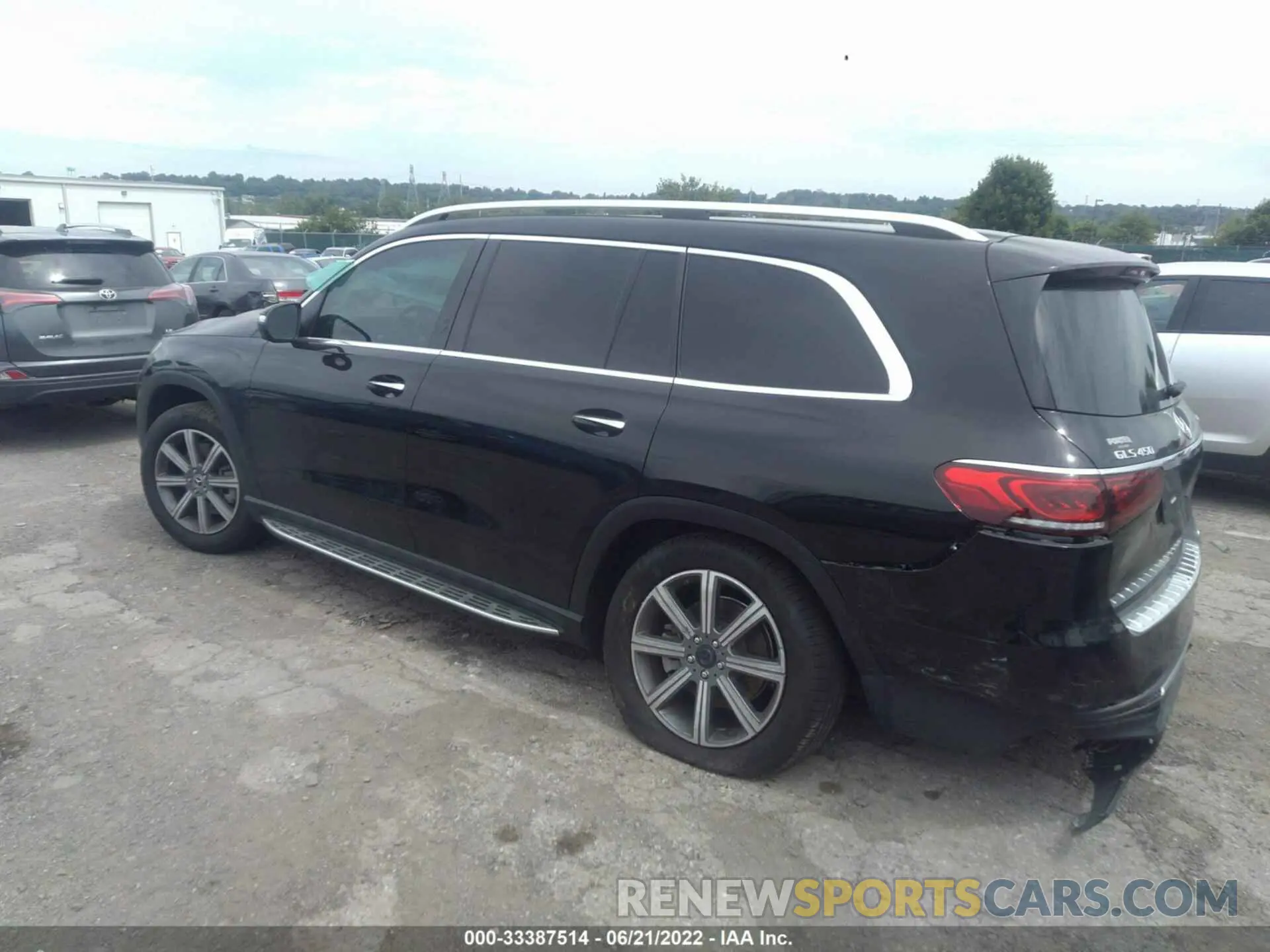 3 fotografías del automóvil dañado 4JGFF5KE3LA228597 MERCEDES-BENZ GLS 2020