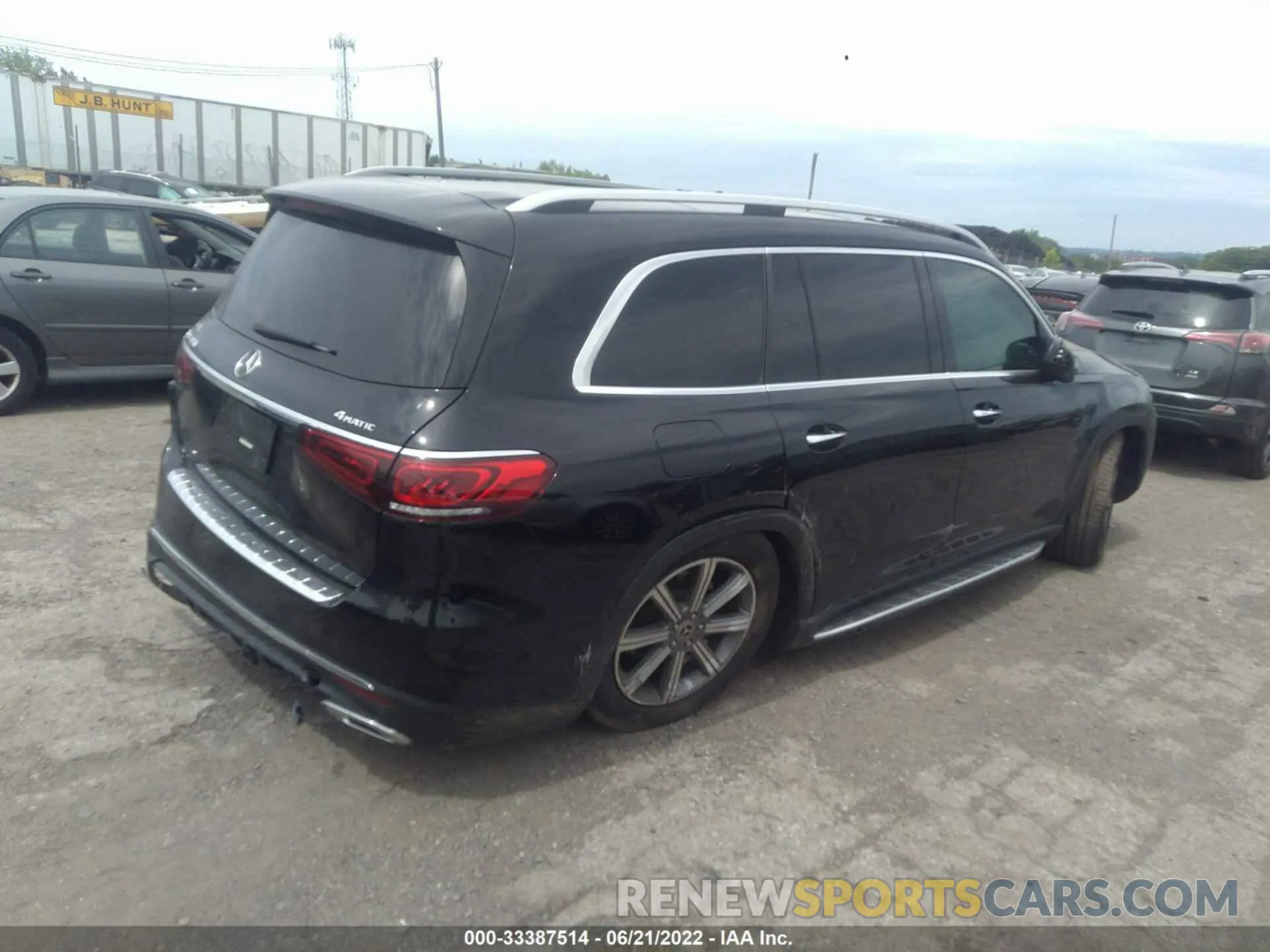 4 fotografías del automóvil dañado 4JGFF5KE3LA228597 MERCEDES-BENZ GLS 2020