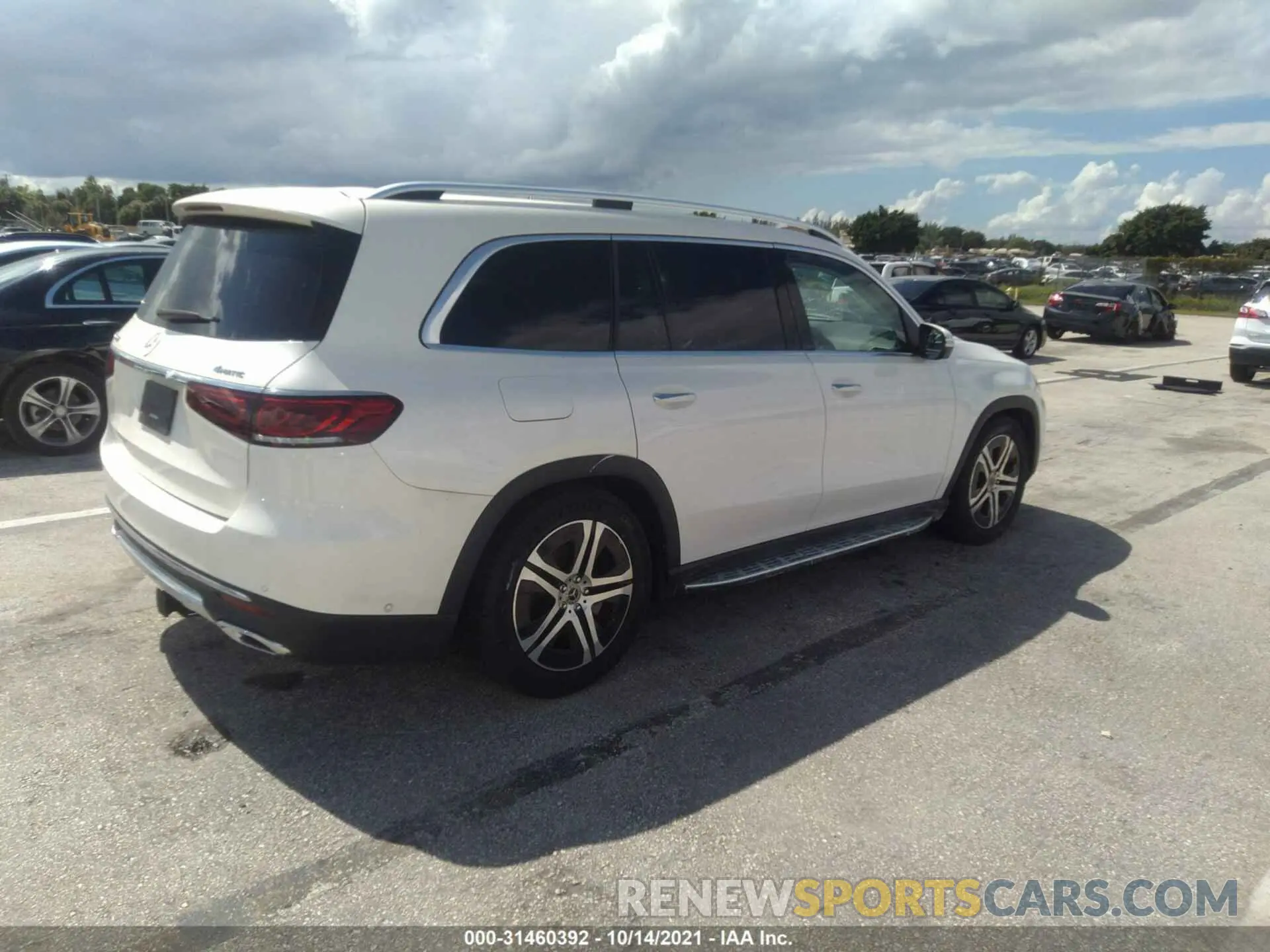4 fotografías del automóvil dañado 4JGFF5KE4LA131795 MERCEDES-BENZ GLS 2020