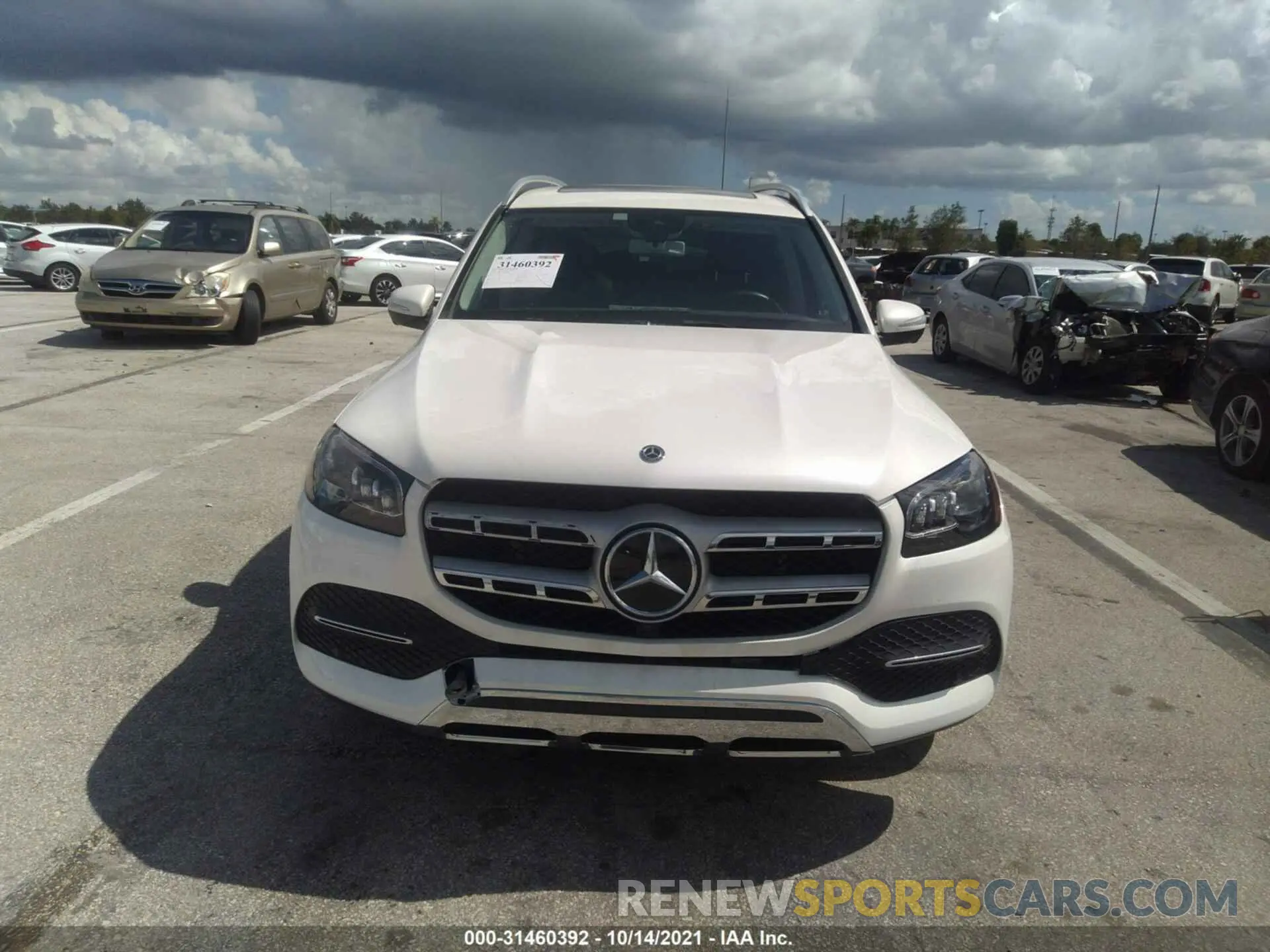 6 fotografías del automóvil dañado 4JGFF5KE4LA131795 MERCEDES-BENZ GLS 2020