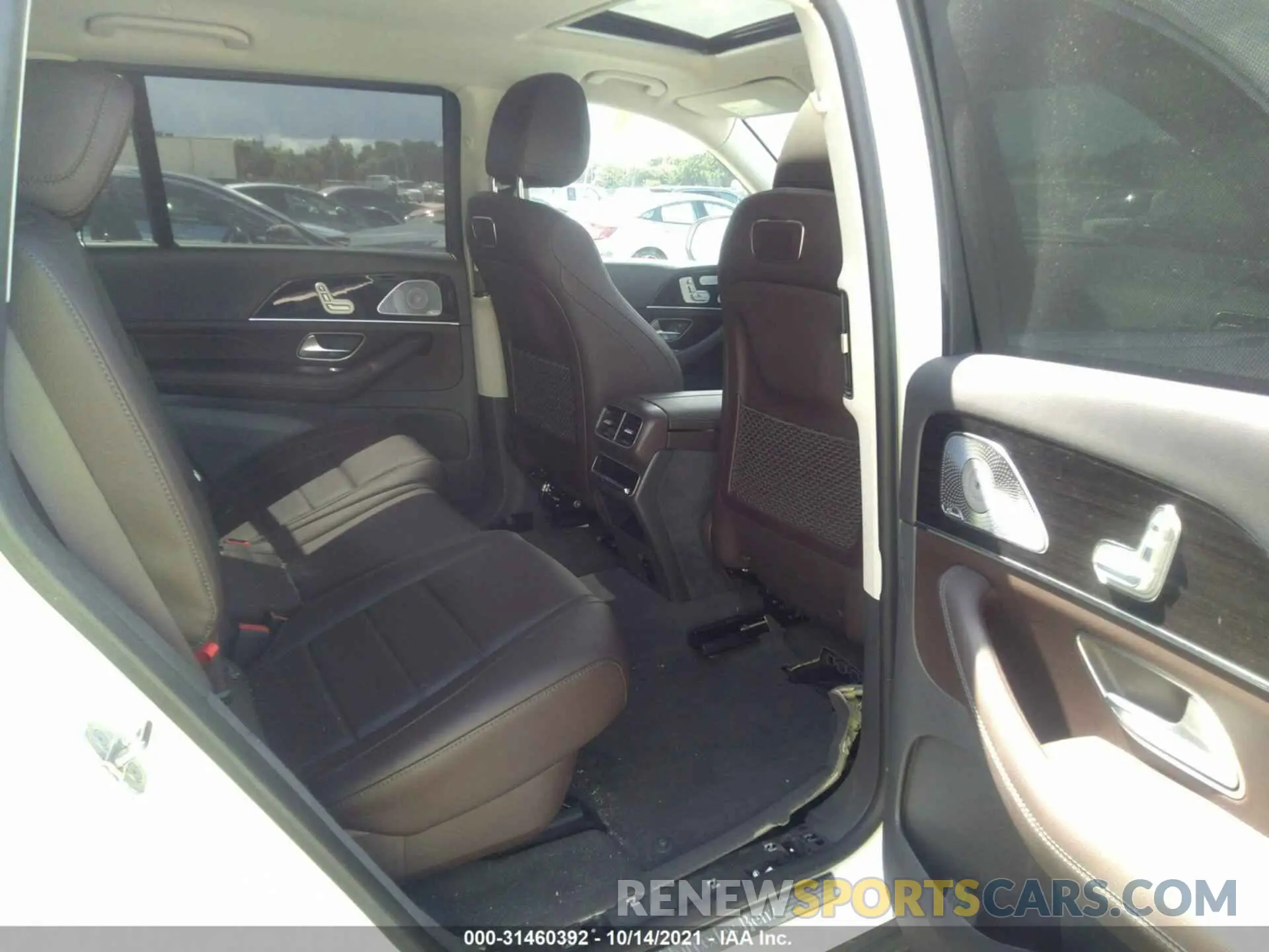 8 fotografías del automóvil dañado 4JGFF5KE4LA131795 MERCEDES-BENZ GLS 2020
