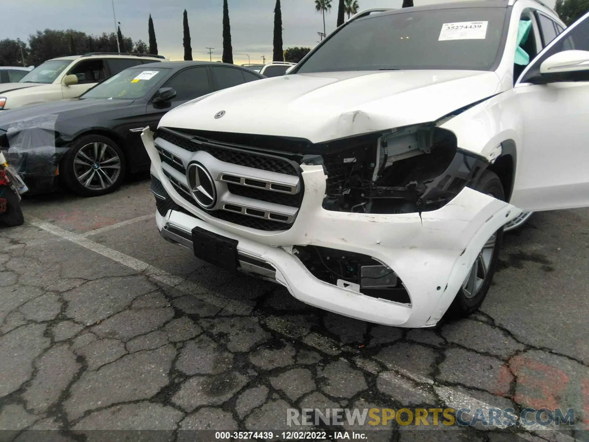 6 fotografías del automóvil dañado 4JGFF5KE7LA213469 MERCEDES-BENZ GLS 2020