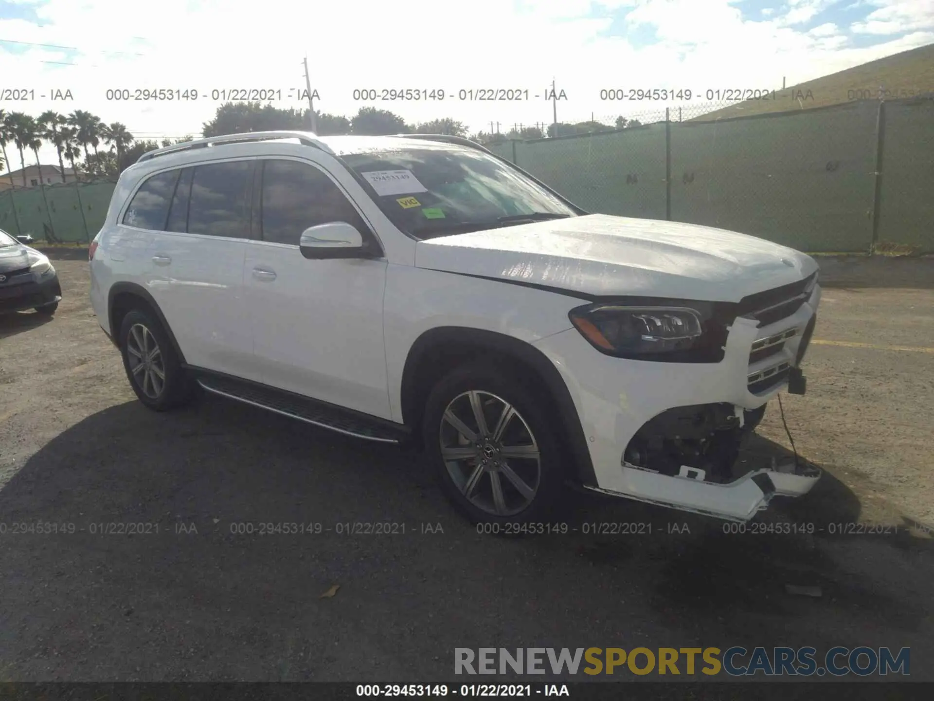 1 fotografías del automóvil dañado 4JGFF5KEXLA089052 MERCEDES-BENZ GLS 2020