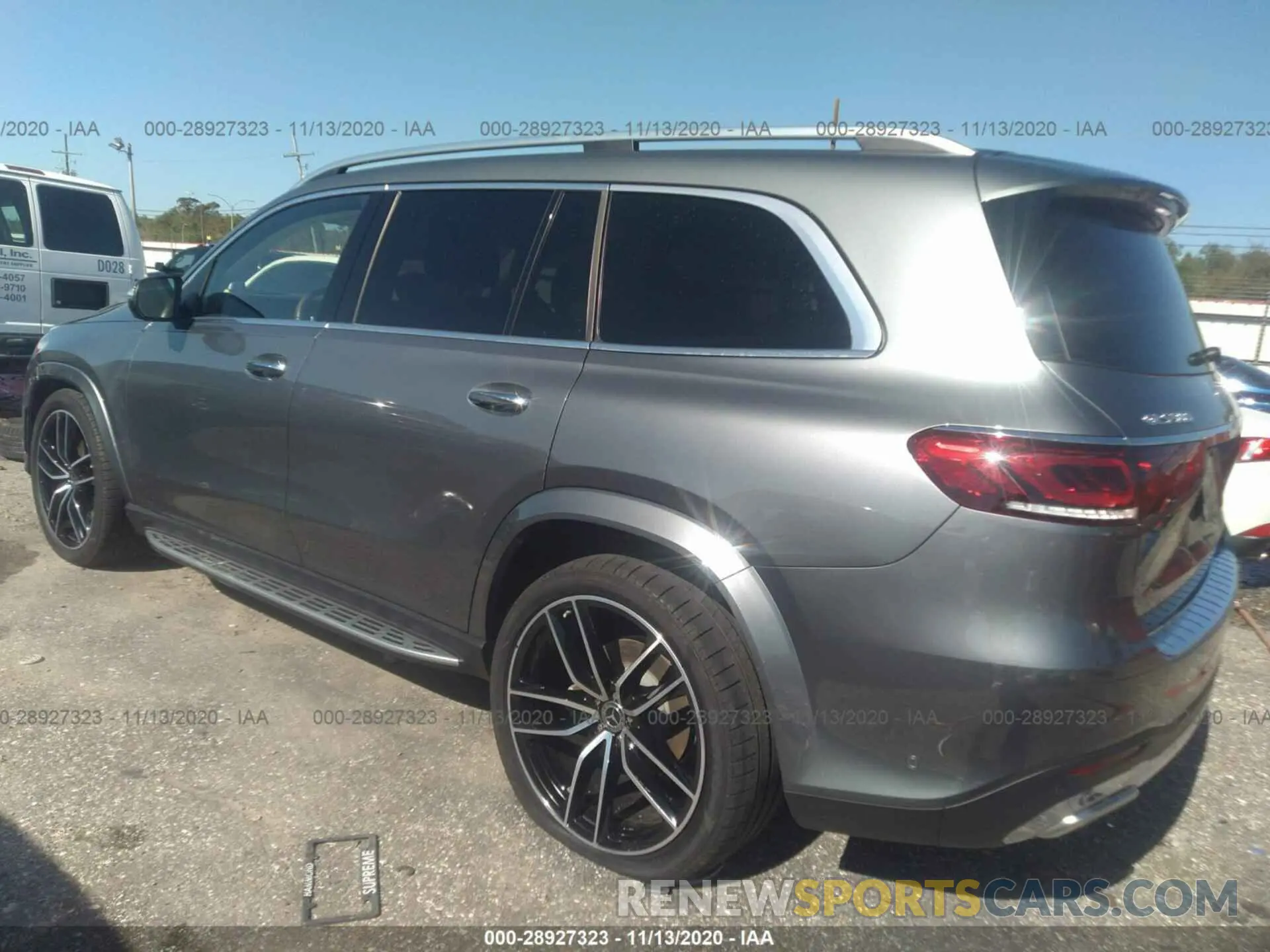 3 fotografías del automóvil dañado 4JGFF8GE3LA174809 MERCEDES-BENZ GLS 2020