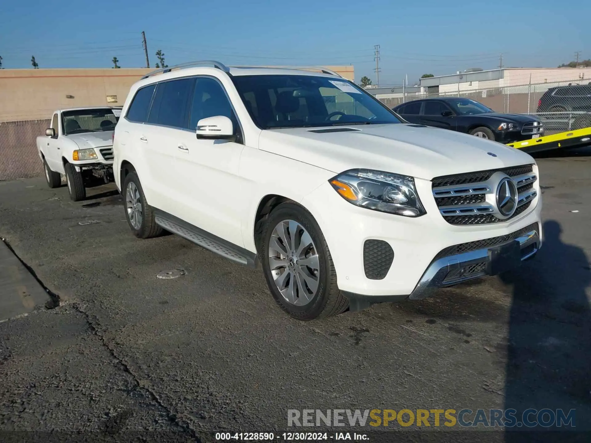 1 fotografías del automóvil dañado 4JGDF6EE1KB232343 MERCEDES-BENZ GLS 450 2019