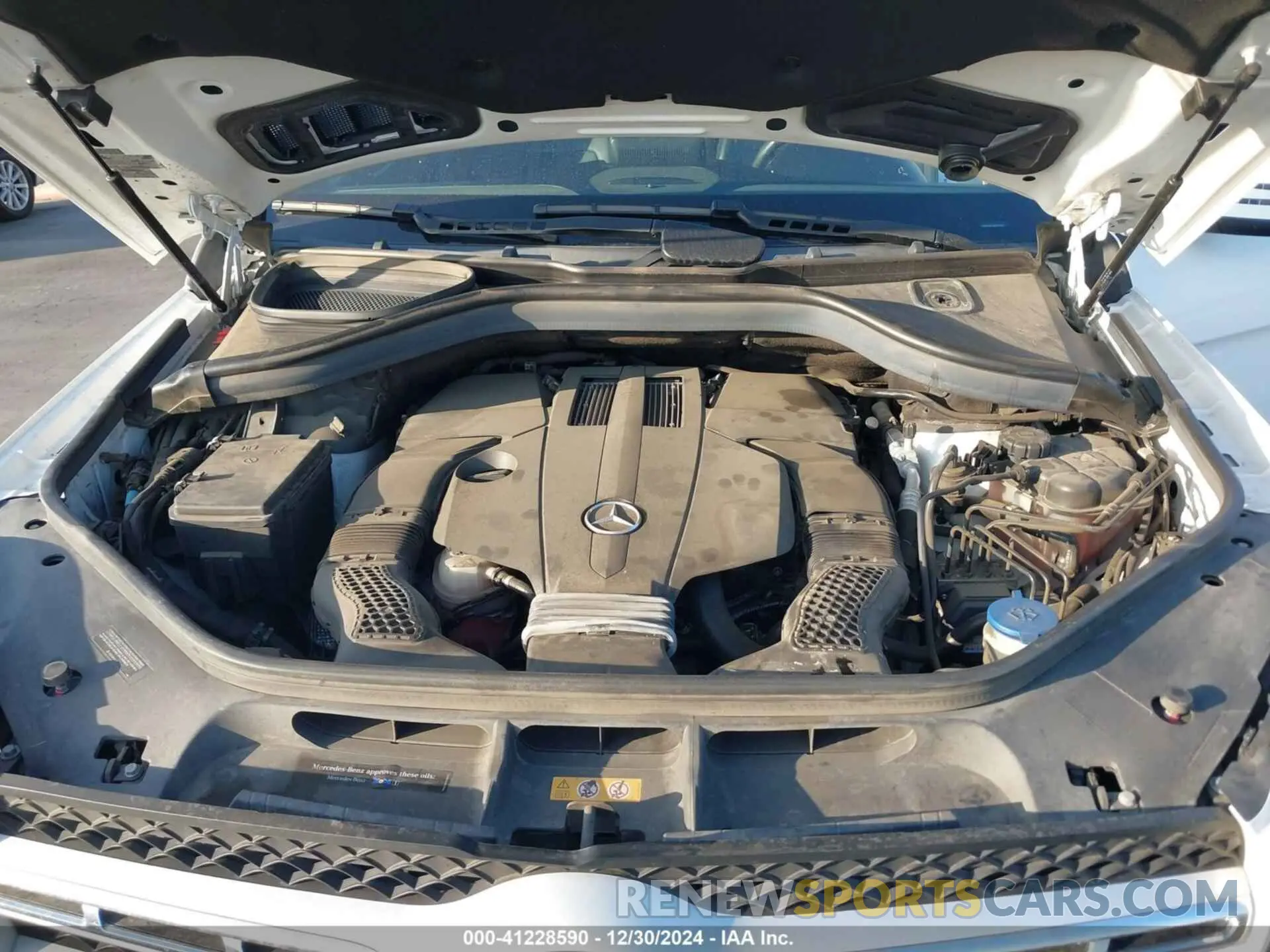10 fotografías del automóvil dañado 4JGDF6EE1KB232343 MERCEDES-BENZ GLS 450 2019