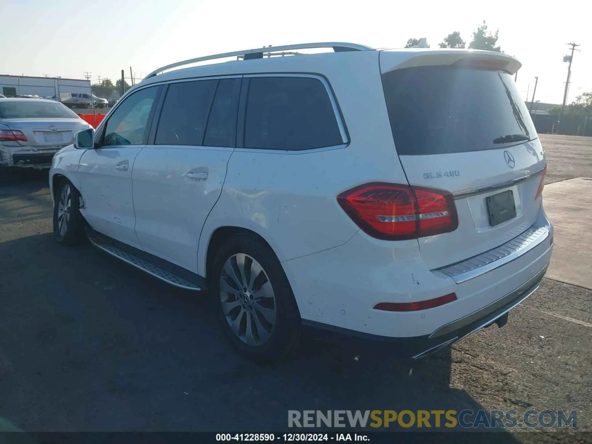 3 fotografías del automóvil dañado 4JGDF6EE1KB232343 MERCEDES-BENZ GLS 450 2019