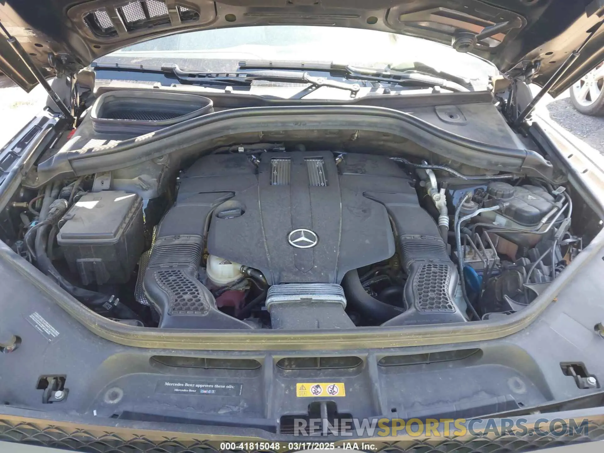 10 fotografías del automóvil dañado 4JGDF6EE2KB210870 MERCEDES-BENZ GLS 450 2019