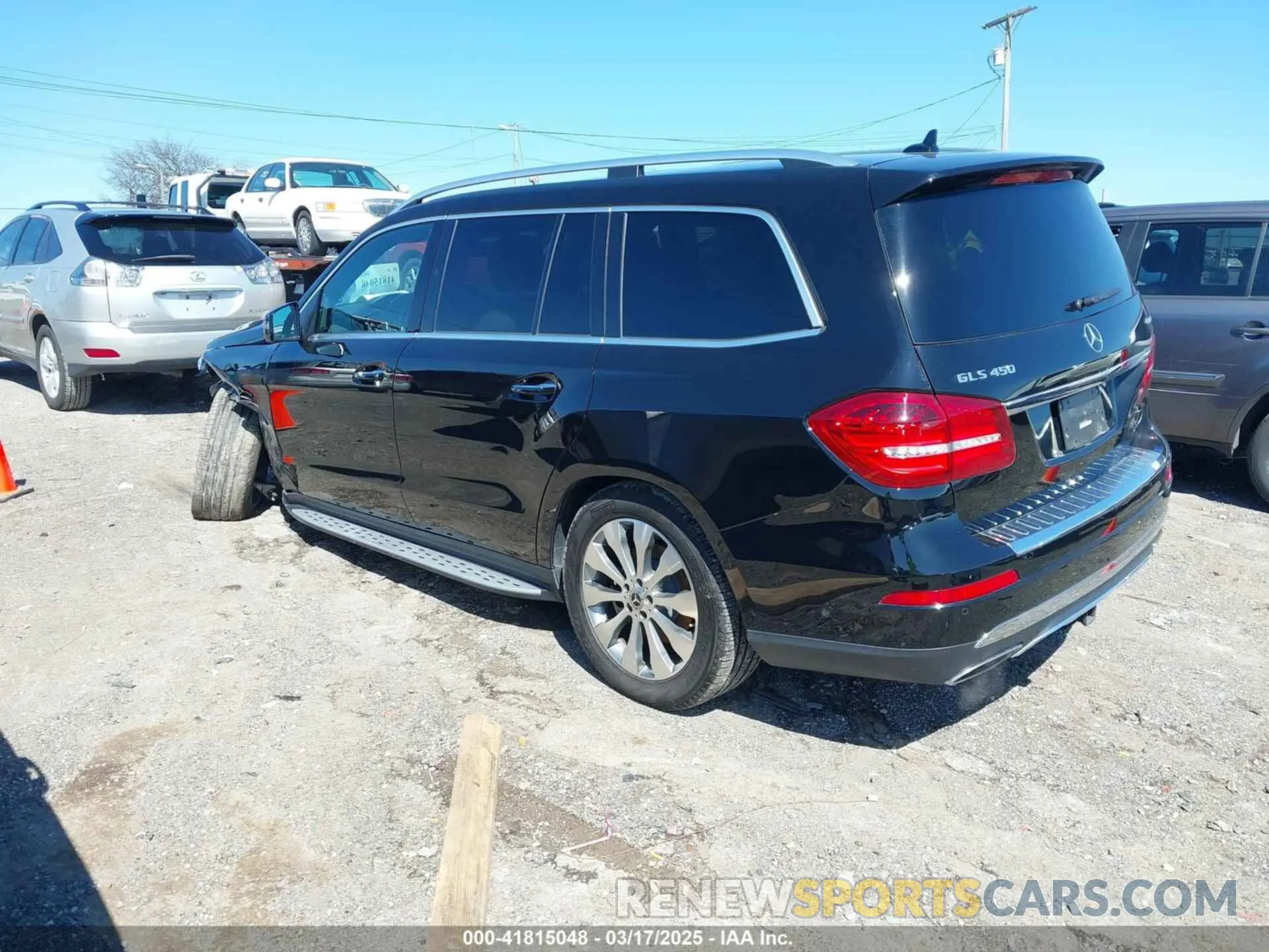 3 fotografías del automóvil dañado 4JGDF6EE2KB210870 MERCEDES-BENZ GLS 450 2019
