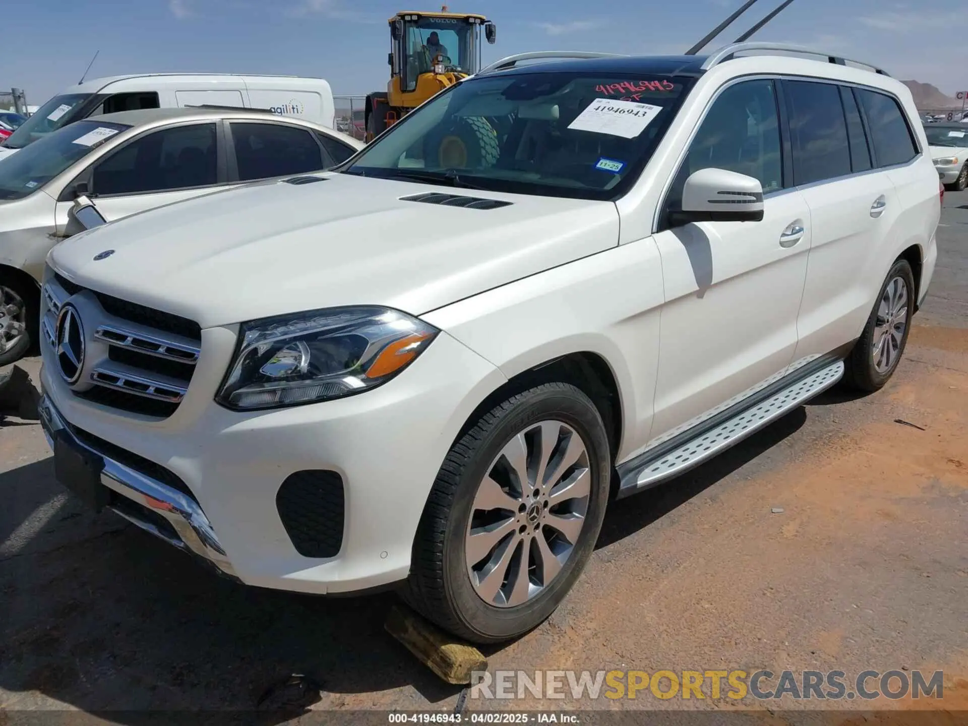 2 fotografías del automóvil dañado 4JGDF6EE3KB224583 MERCEDES-BENZ GLS 450 2019