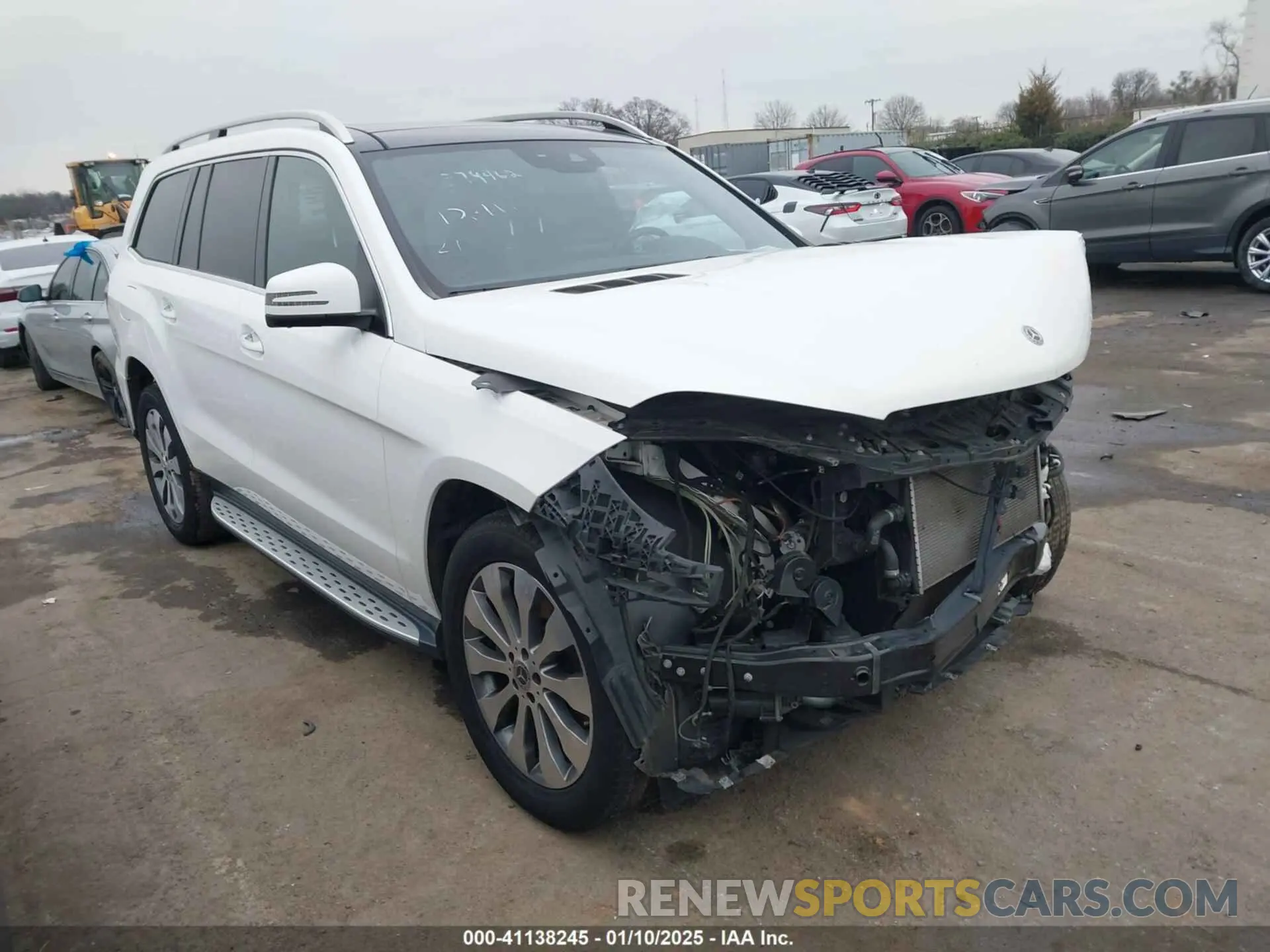 1 fotografías del automóvil dañado 4JGDF6EE3KB224678 MERCEDES-BENZ GLS 450 2019
