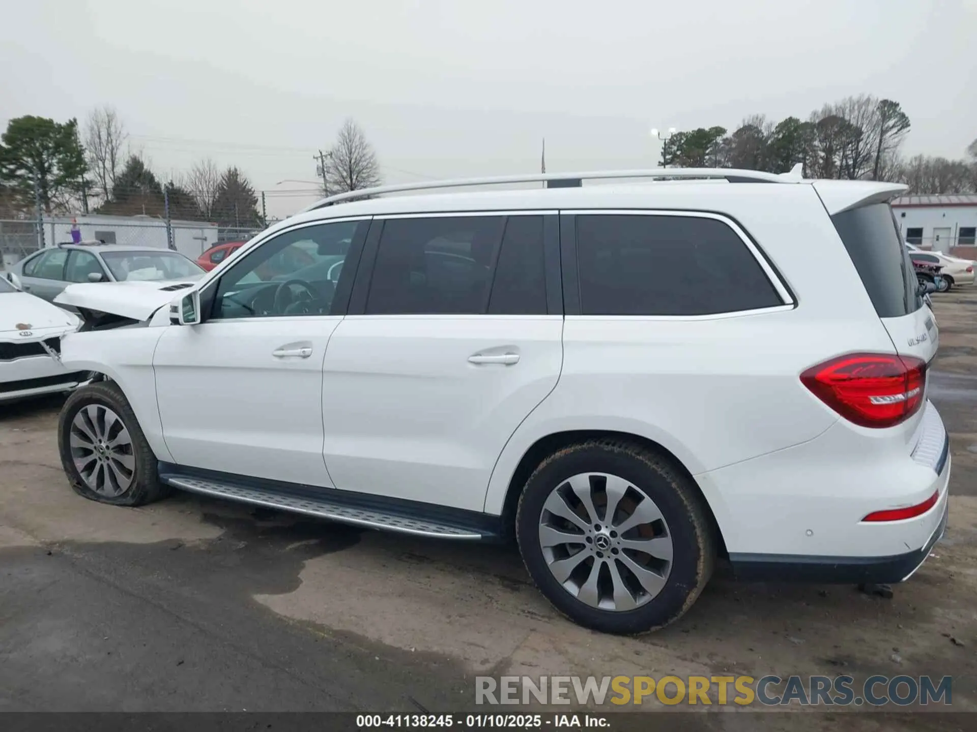 15 fotografías del automóvil dañado 4JGDF6EE3KB224678 MERCEDES-BENZ GLS 450 2019