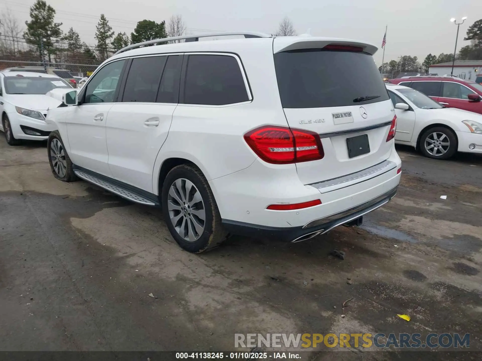 3 fotografías del automóvil dañado 4JGDF6EE3KB224678 MERCEDES-BENZ GLS 450 2019