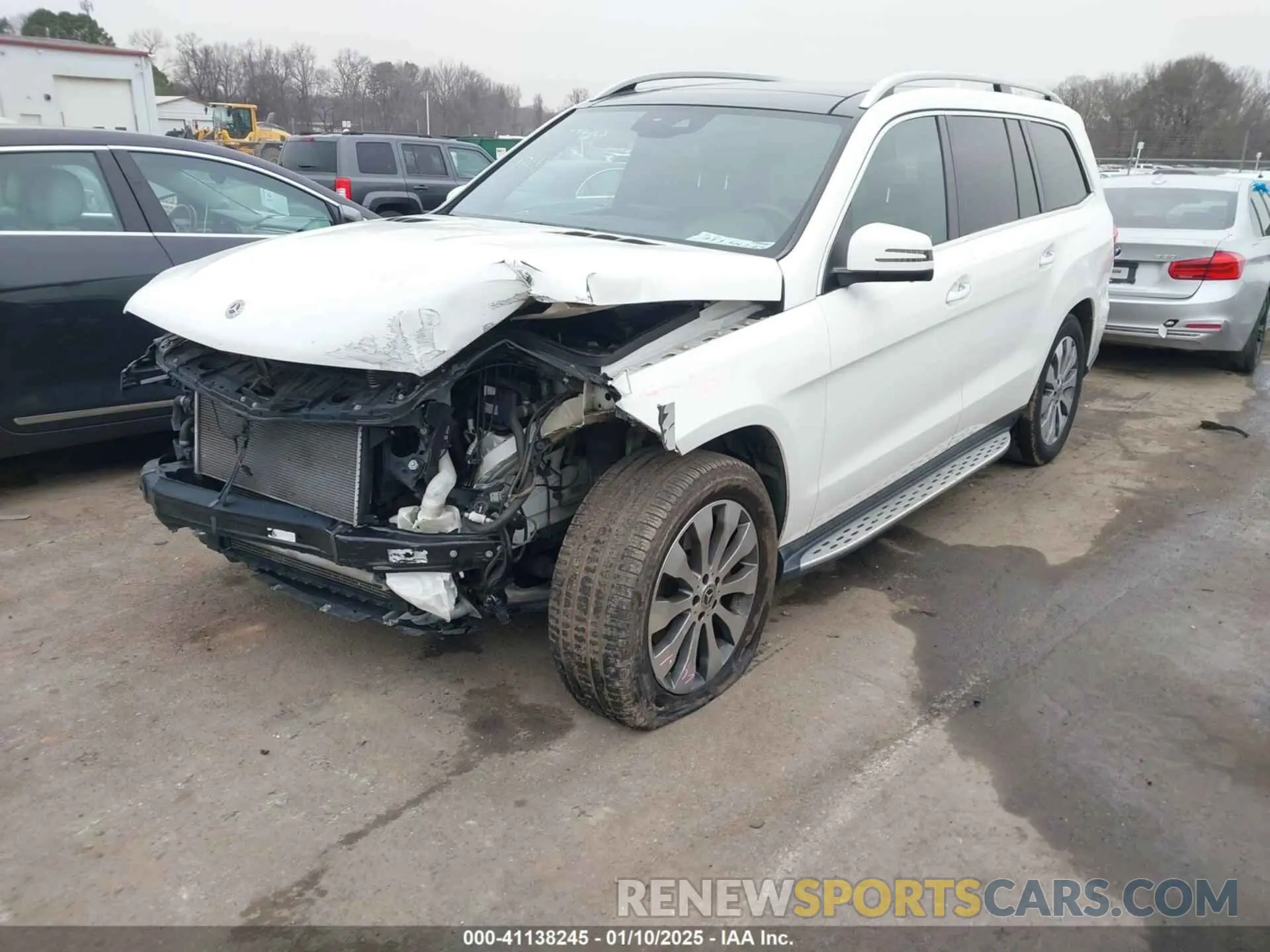 6 fotografías del automóvil dañado 4JGDF6EE3KB224678 MERCEDES-BENZ GLS 450 2019