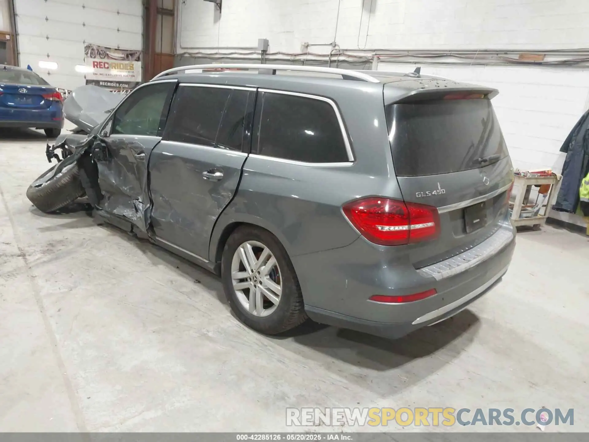 3 fotografías del automóvil dañado 4JGDF6EE4KB228206 MERCEDES-BENZ GLS 450 2019