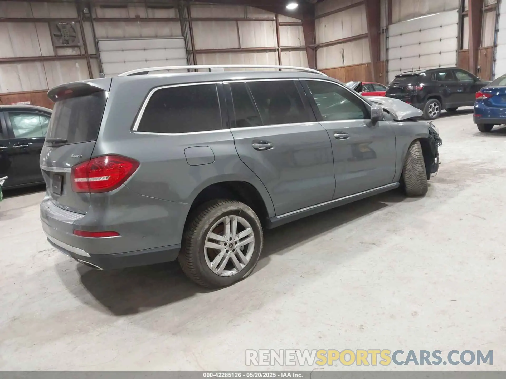 4 fotografías del automóvil dañado 4JGDF6EE4KB228206 MERCEDES-BENZ GLS 450 2019