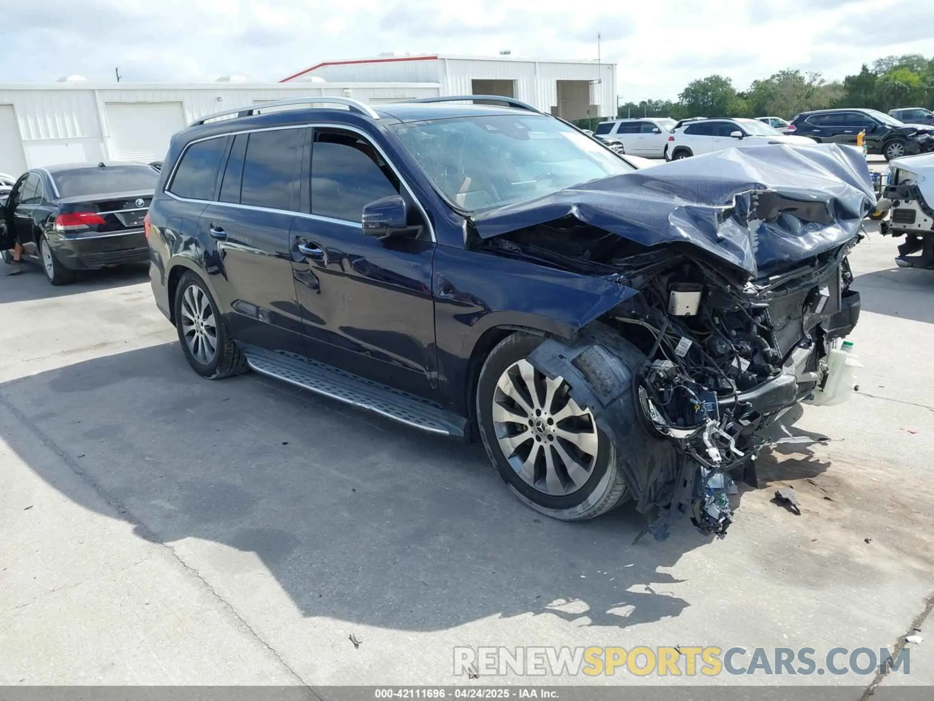 1 fotografías del automóvil dañado 4JGDF6EE7KB183097 MERCEDES-BENZ GLS 450 2019