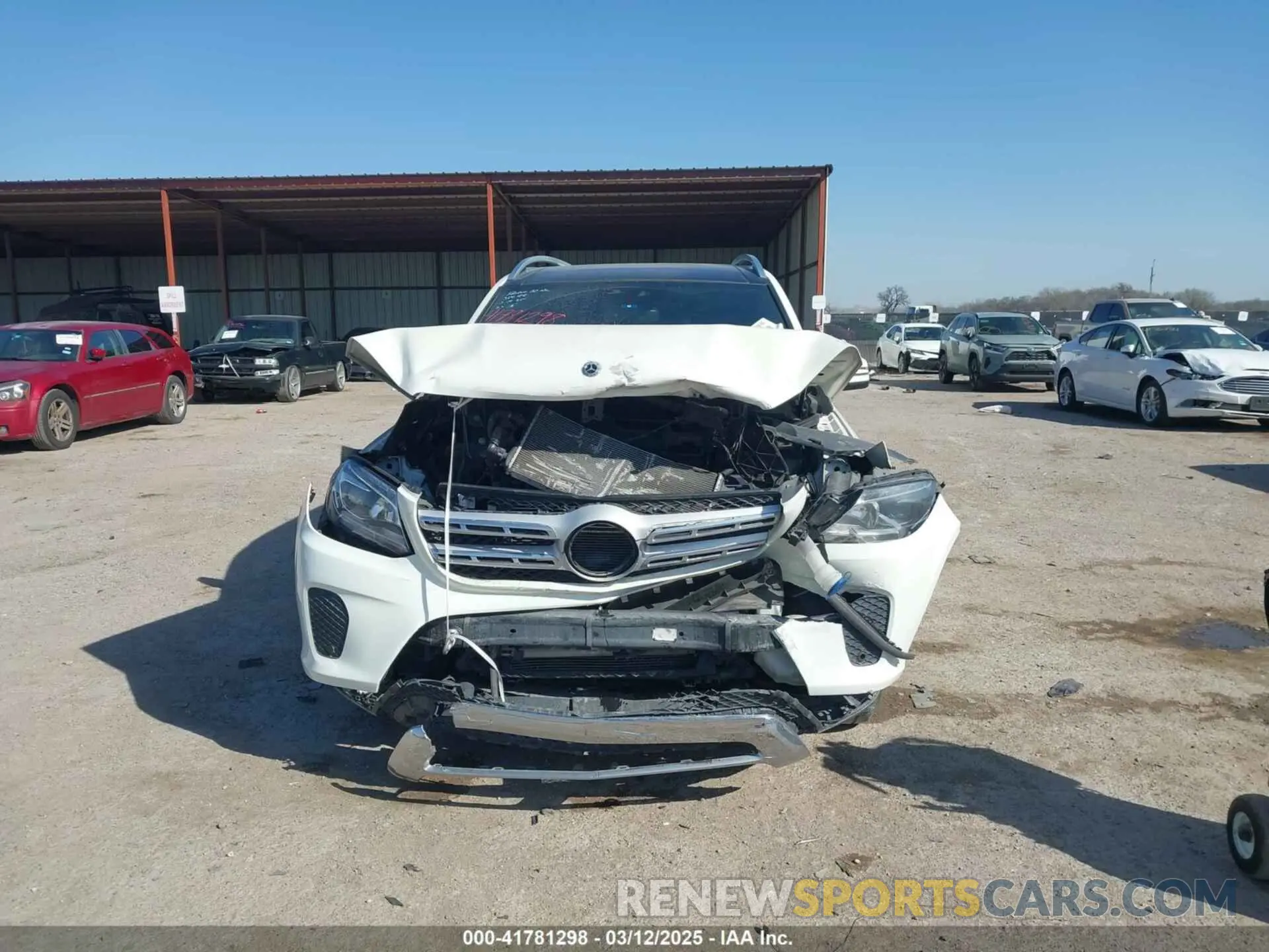 6 fotografías del automóvil dañado 4JGDF6EE7KB231729 MERCEDES-BENZ GLS 450 2019