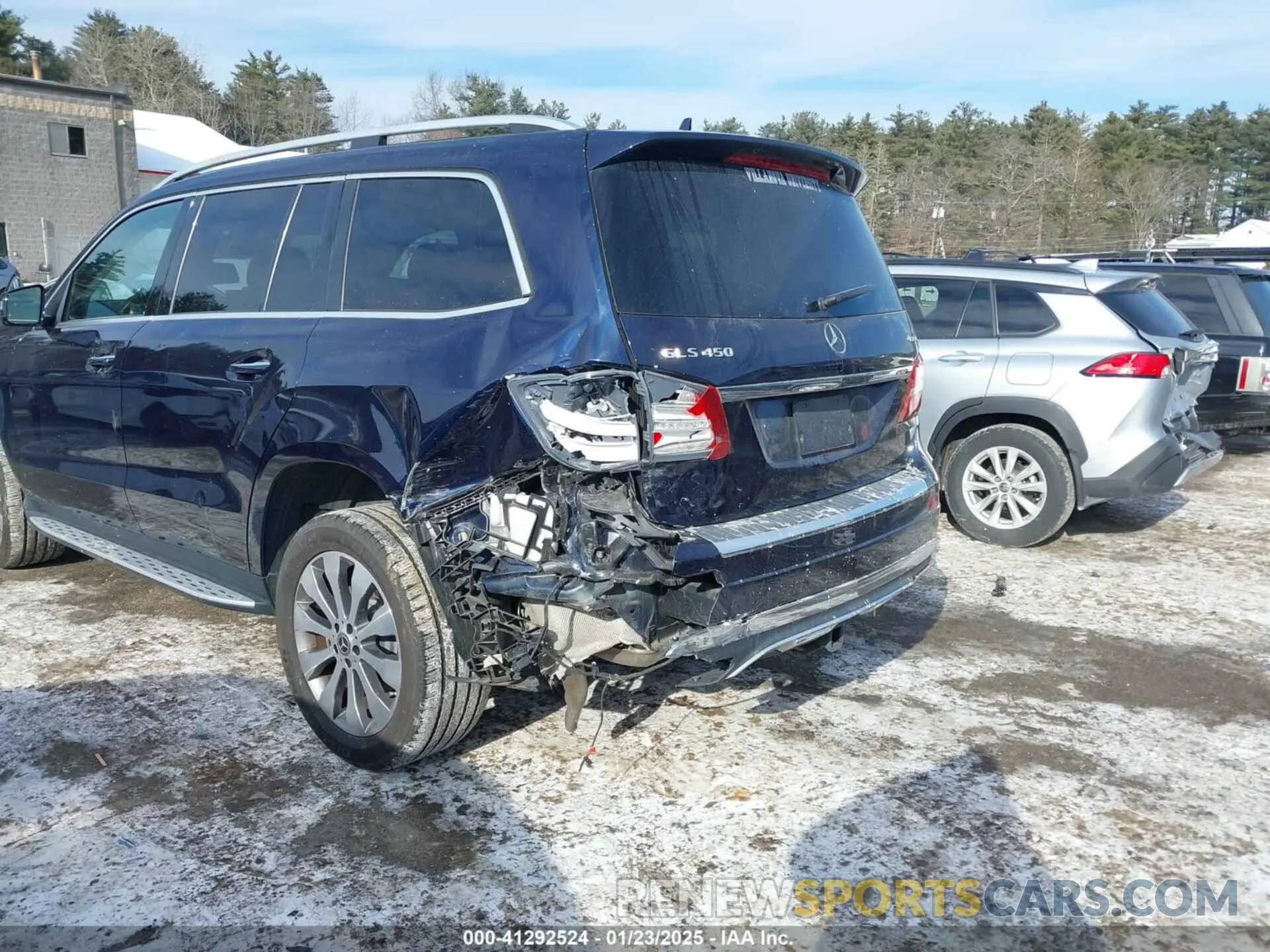 6 fotografías del automóvil dañado 4JGDF6EE7KB232122 MERCEDES-BENZ GLS 450 2019