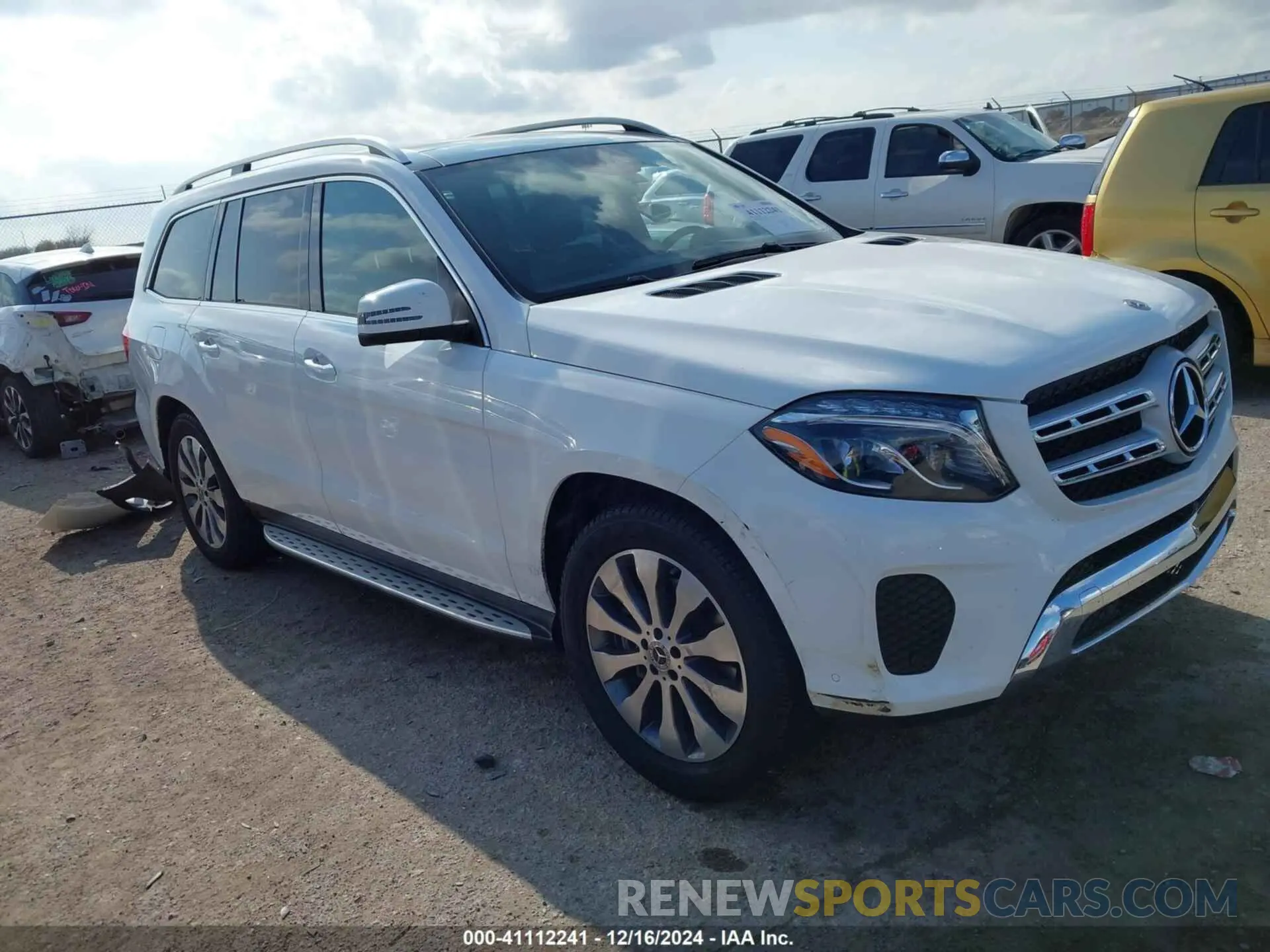 1 fotografías del automóvil dañado 4JGDF6EE7KB239300 MERCEDES-BENZ GLS 450 2019