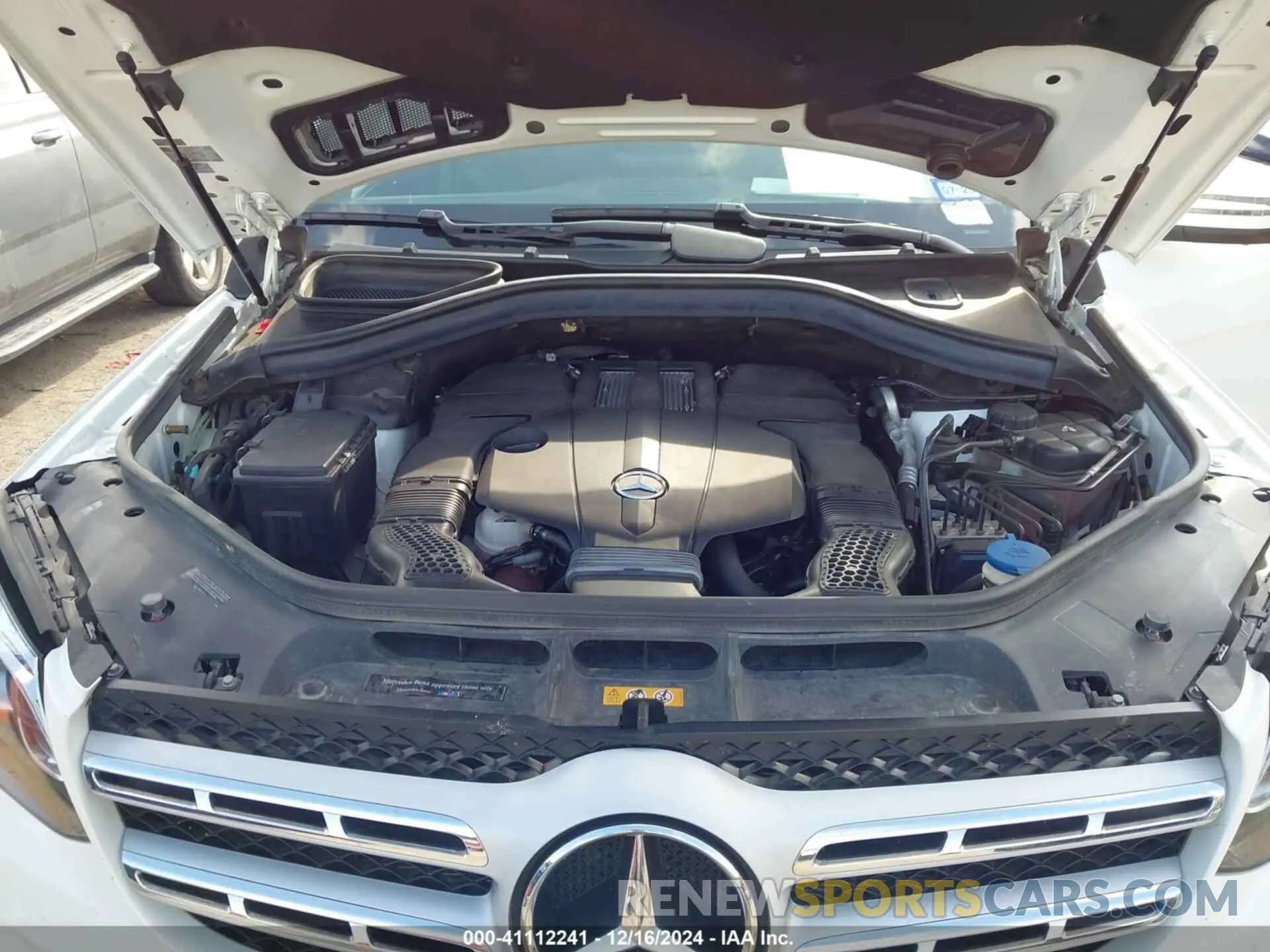 10 fotografías del automóvil dañado 4JGDF6EE7KB239300 MERCEDES-BENZ GLS 450 2019