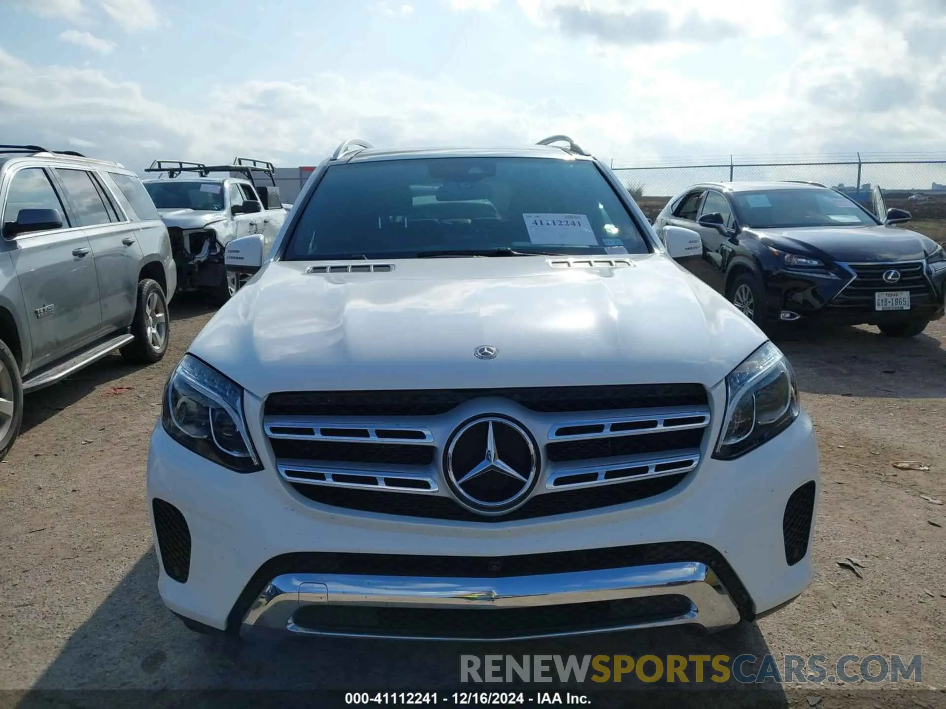 12 fotografías del automóvil dañado 4JGDF6EE7KB239300 MERCEDES-BENZ GLS 450 2019