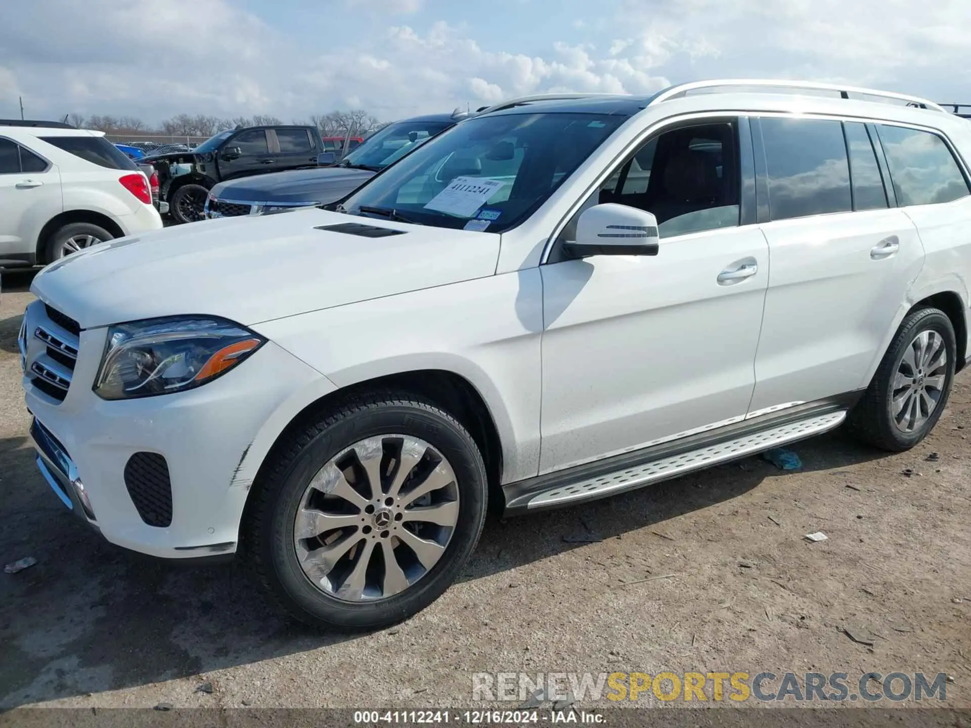 2 fotografías del automóvil dañado 4JGDF6EE7KB239300 MERCEDES-BENZ GLS 450 2019
