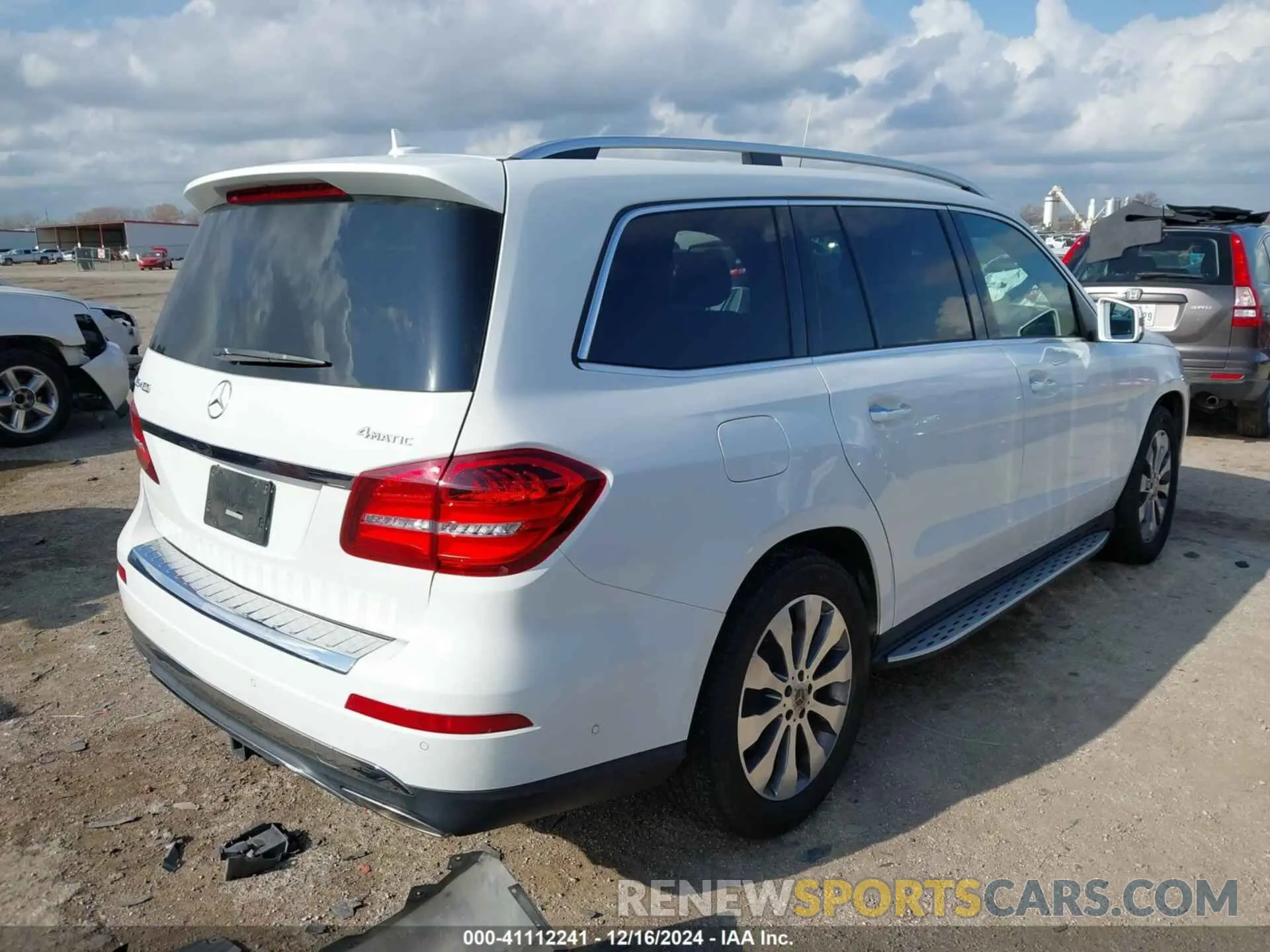 4 fotografías del automóvil dañado 4JGDF6EE7KB239300 MERCEDES-BENZ GLS 450 2019