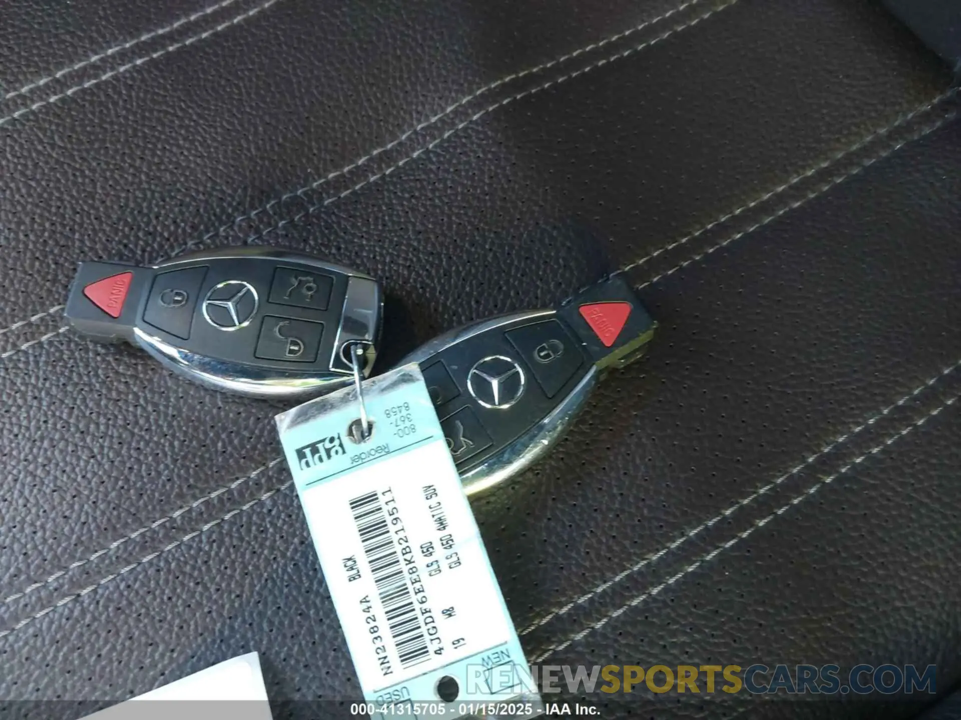 11 fotografías del automóvil dañado 4JGDF6EE8KB219511 MERCEDES-BENZ GLS 450 2019