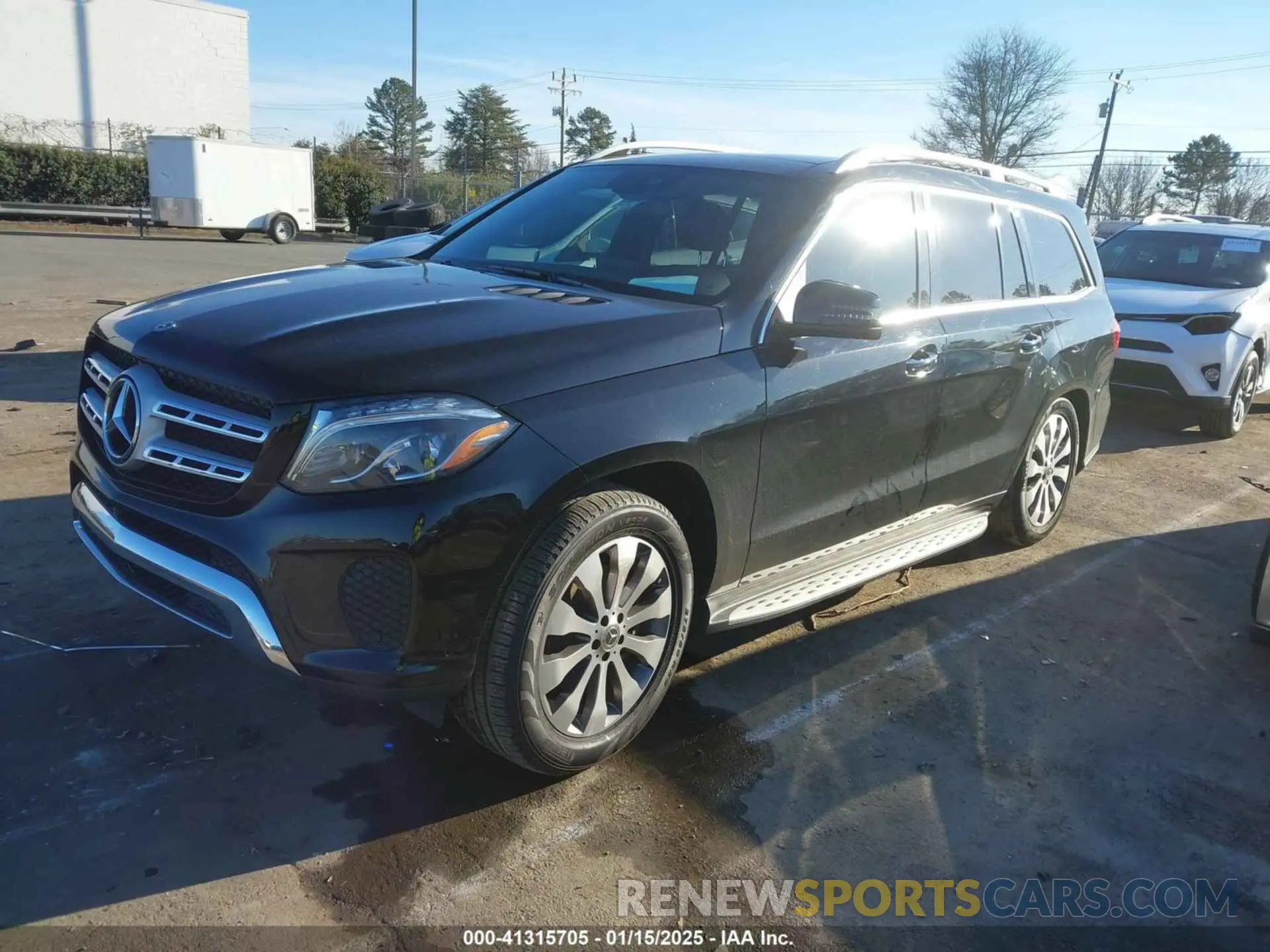 2 fotografías del automóvil dañado 4JGDF6EE8KB219511 MERCEDES-BENZ GLS 450 2019