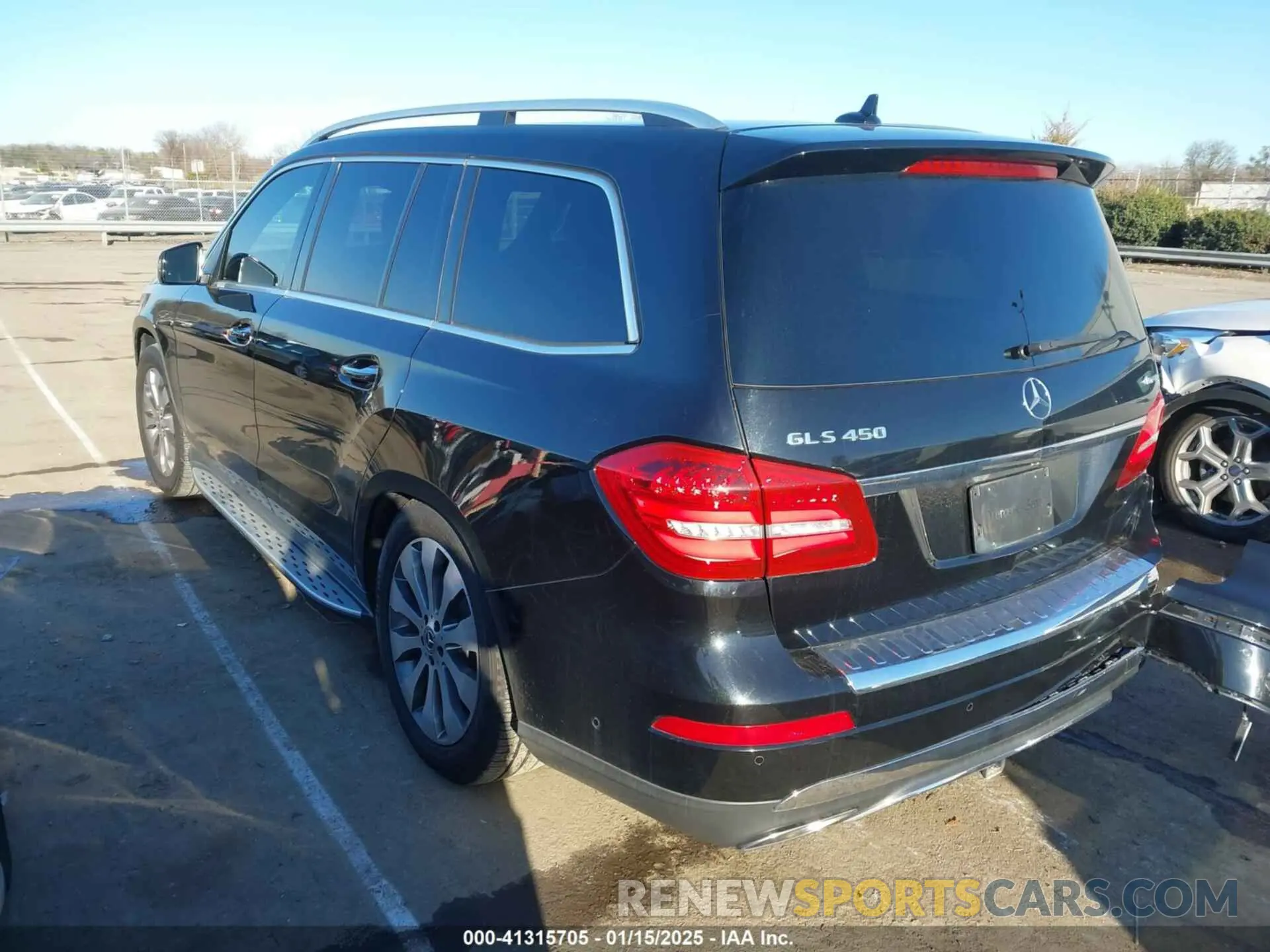 3 fotografías del automóvil dañado 4JGDF6EE8KB219511 MERCEDES-BENZ GLS 450 2019