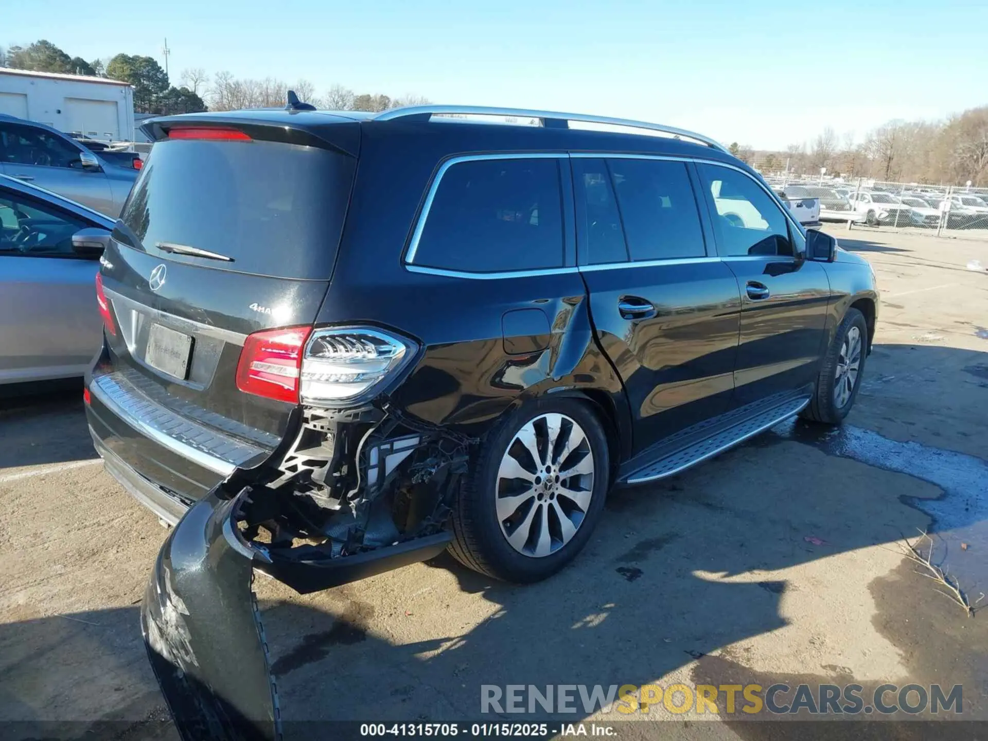 4 fotografías del automóvil dañado 4JGDF6EE8KB219511 MERCEDES-BENZ GLS 450 2019