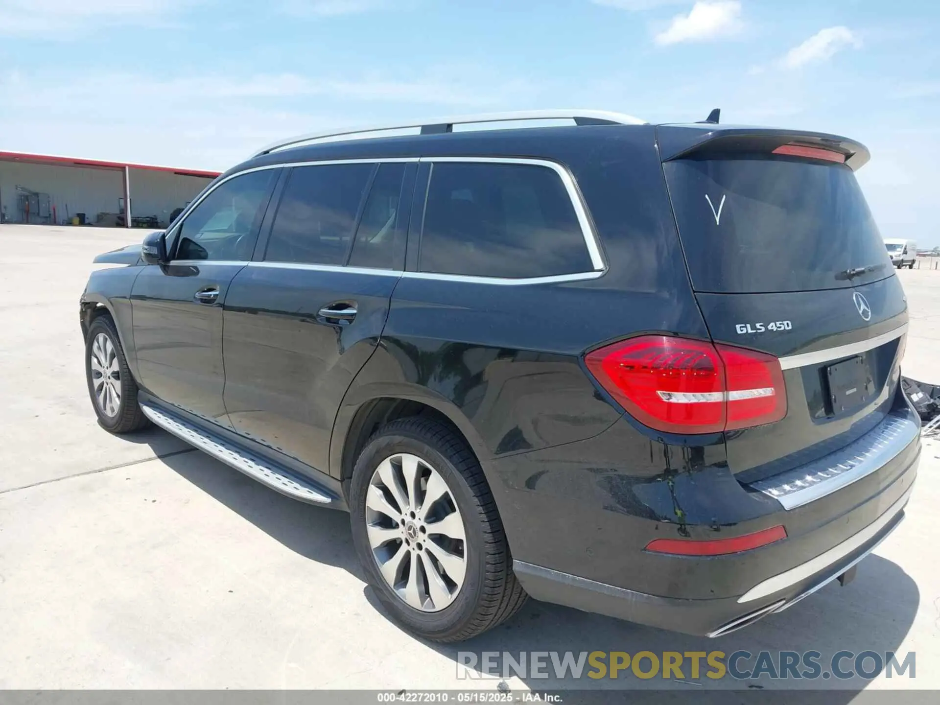 3 fotografías del automóvil dañado 4JGDF6EE9KB201924 MERCEDES-BENZ GLS 450 2019