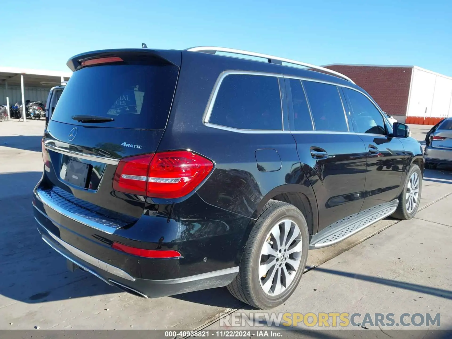4 fotografías del automóvil dañado 4JGDF6EE9KB232154 MERCEDES-BENZ GLS 450 2019