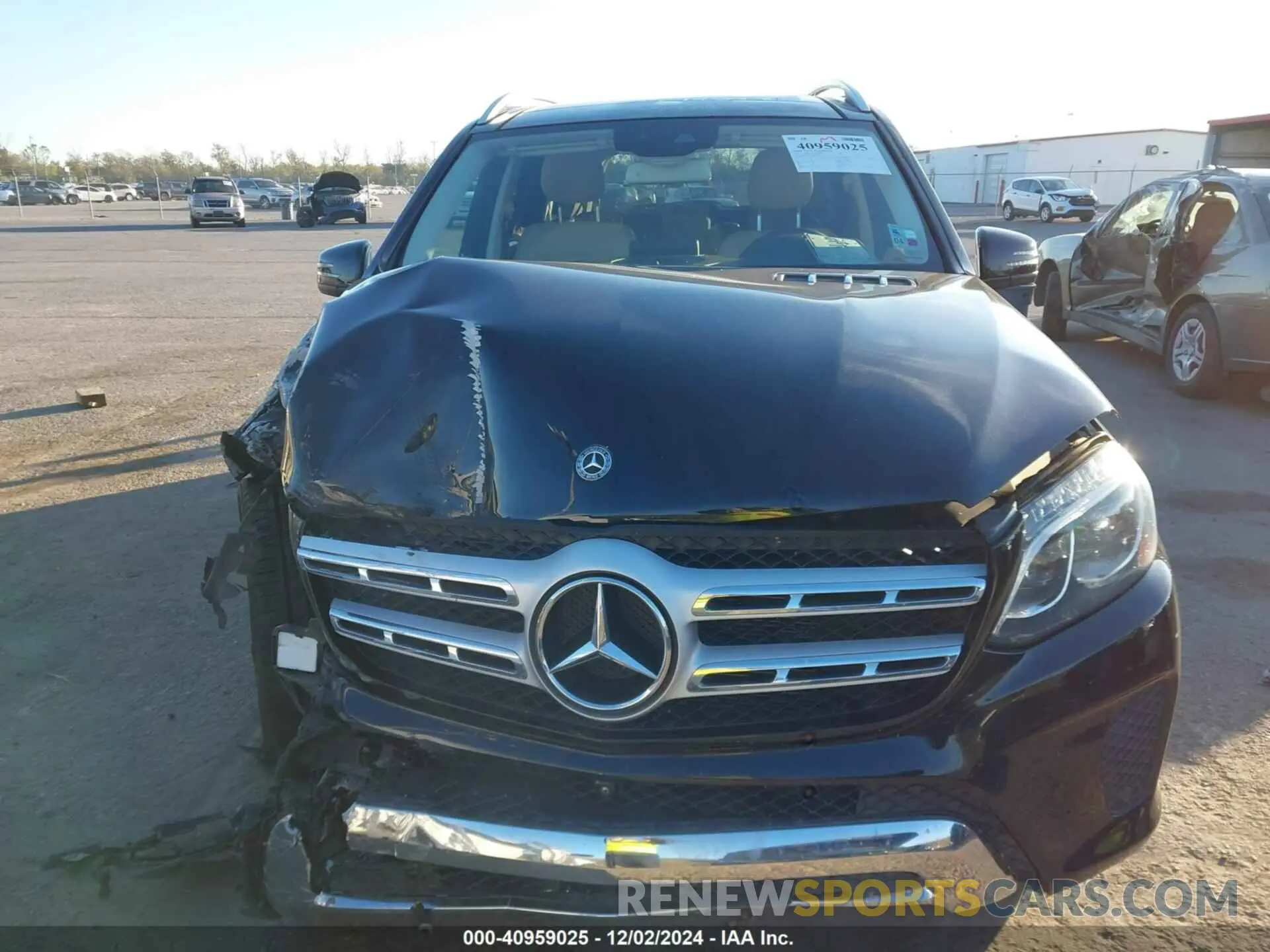 11 fotografías del automóvil dañado 4JGDF6EEXKB228856 MERCEDES-BENZ GLS 450 2019