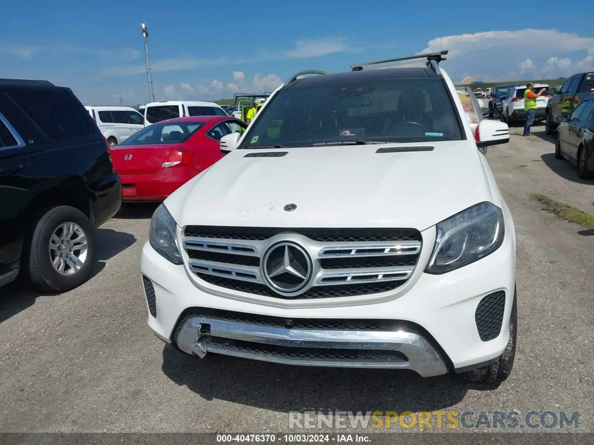 12 fotografías del automóvil dañado 4JGDF6EEXKB233779 MERCEDES-BENZ GLS 450 2019