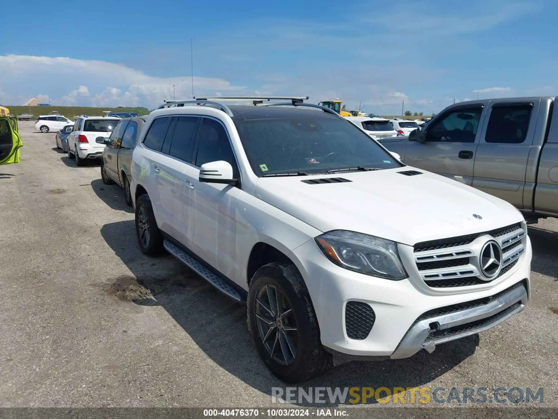 13 fotografías del automóvil dañado 4JGDF6EEXKB233779 MERCEDES-BENZ GLS 450 2019