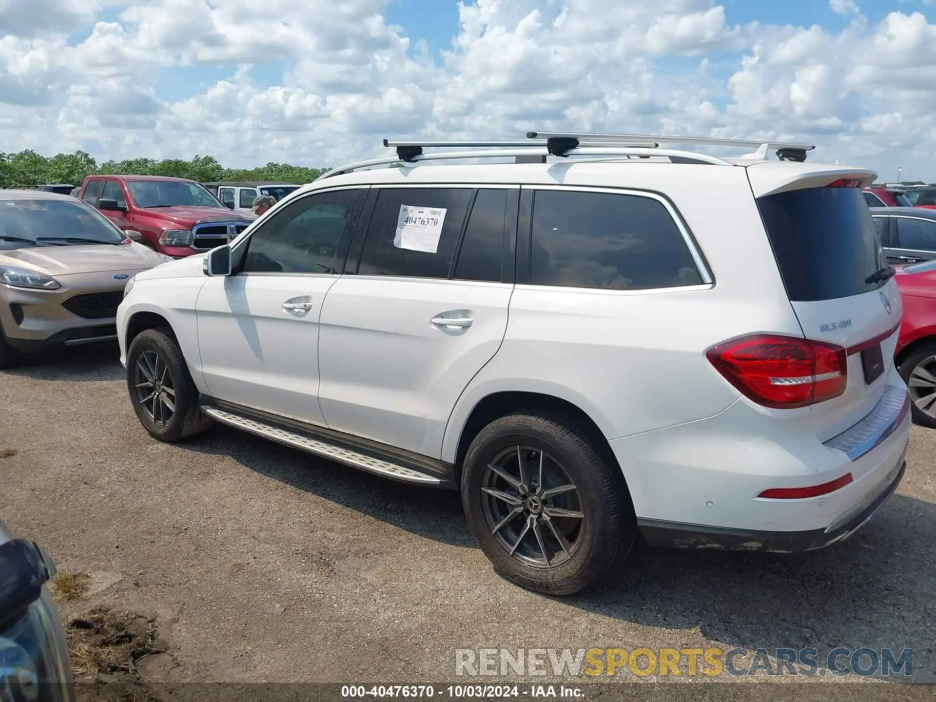 14 fotografías del automóvil dañado 4JGDF6EEXKB233779 MERCEDES-BENZ GLS 450 2019