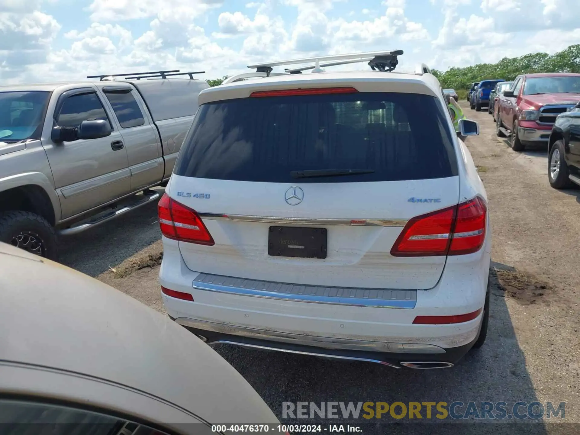 16 fotografías del automóvil dañado 4JGDF6EEXKB233779 MERCEDES-BENZ GLS 450 2019
